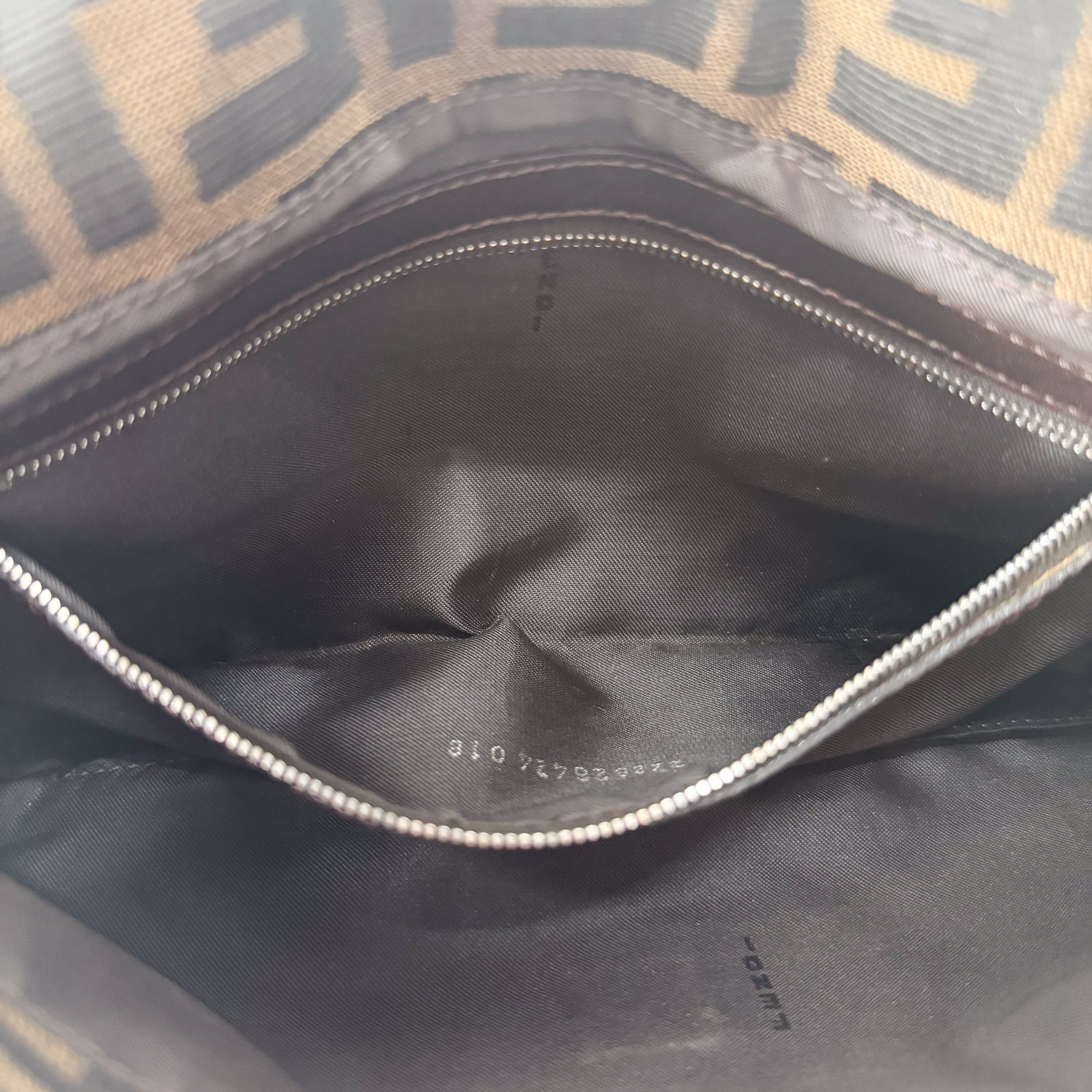 Zucca Baguette Brown Shoulder Bag