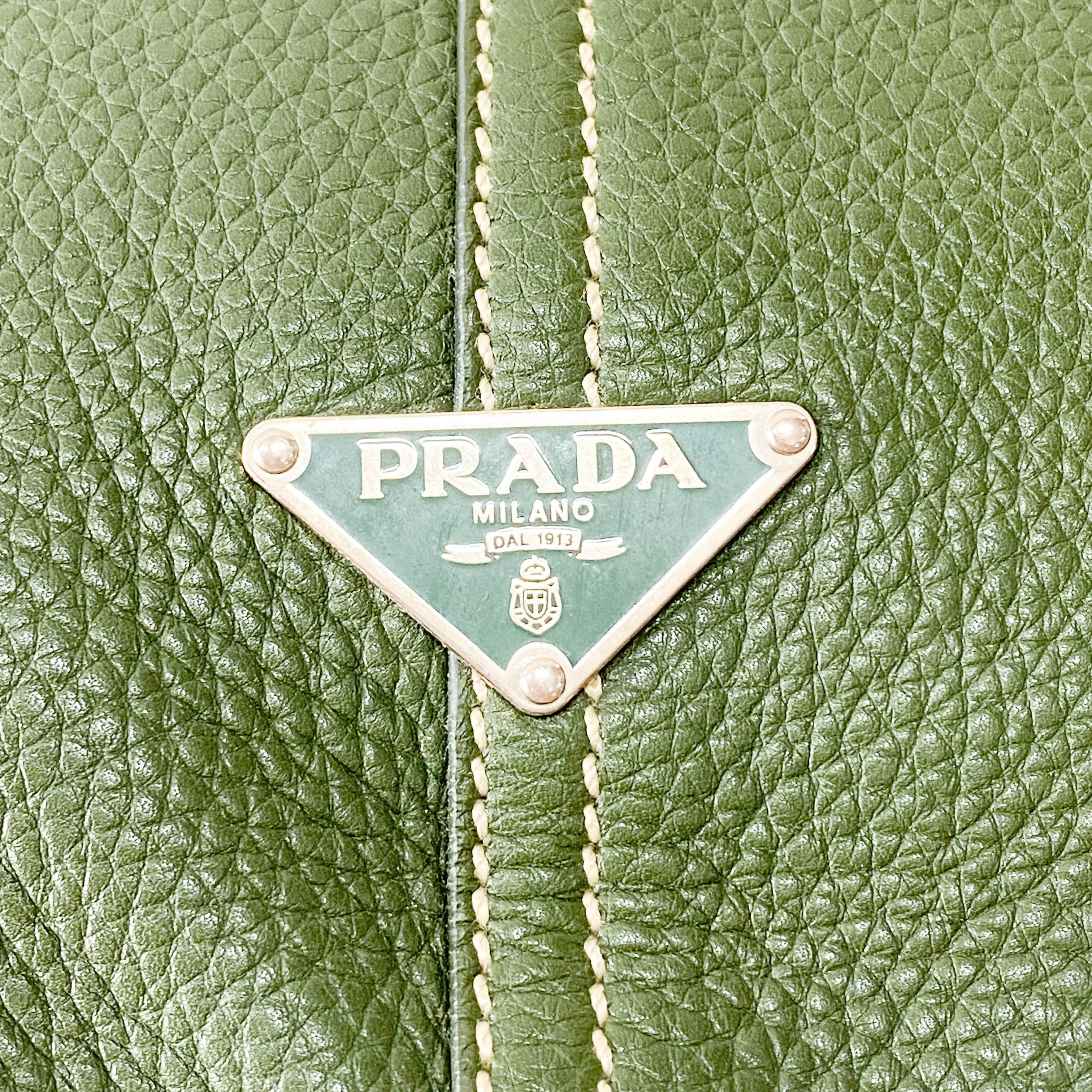 Green Leather Shoulder Bag