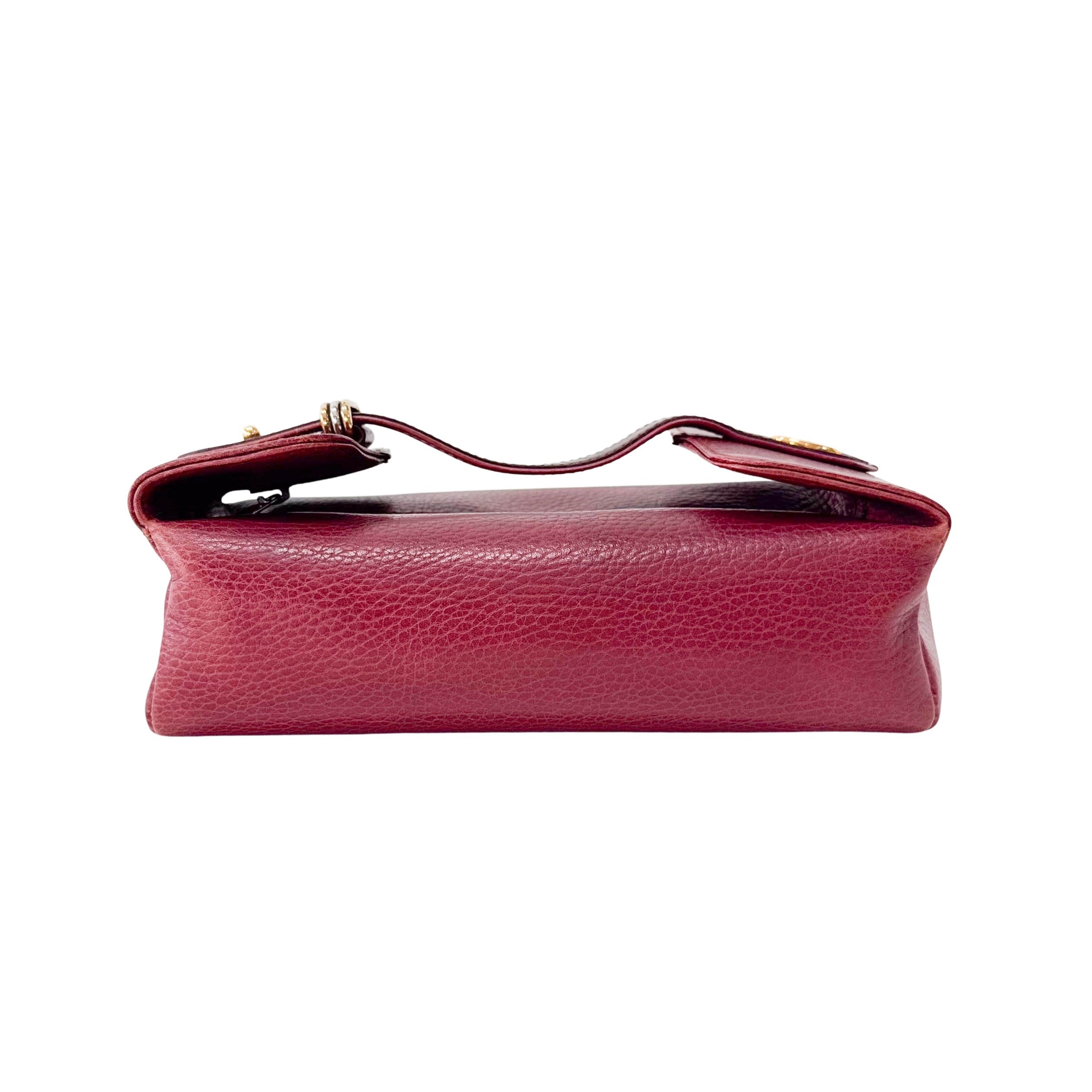 Vanity Must x Trinity Red Leather Bag