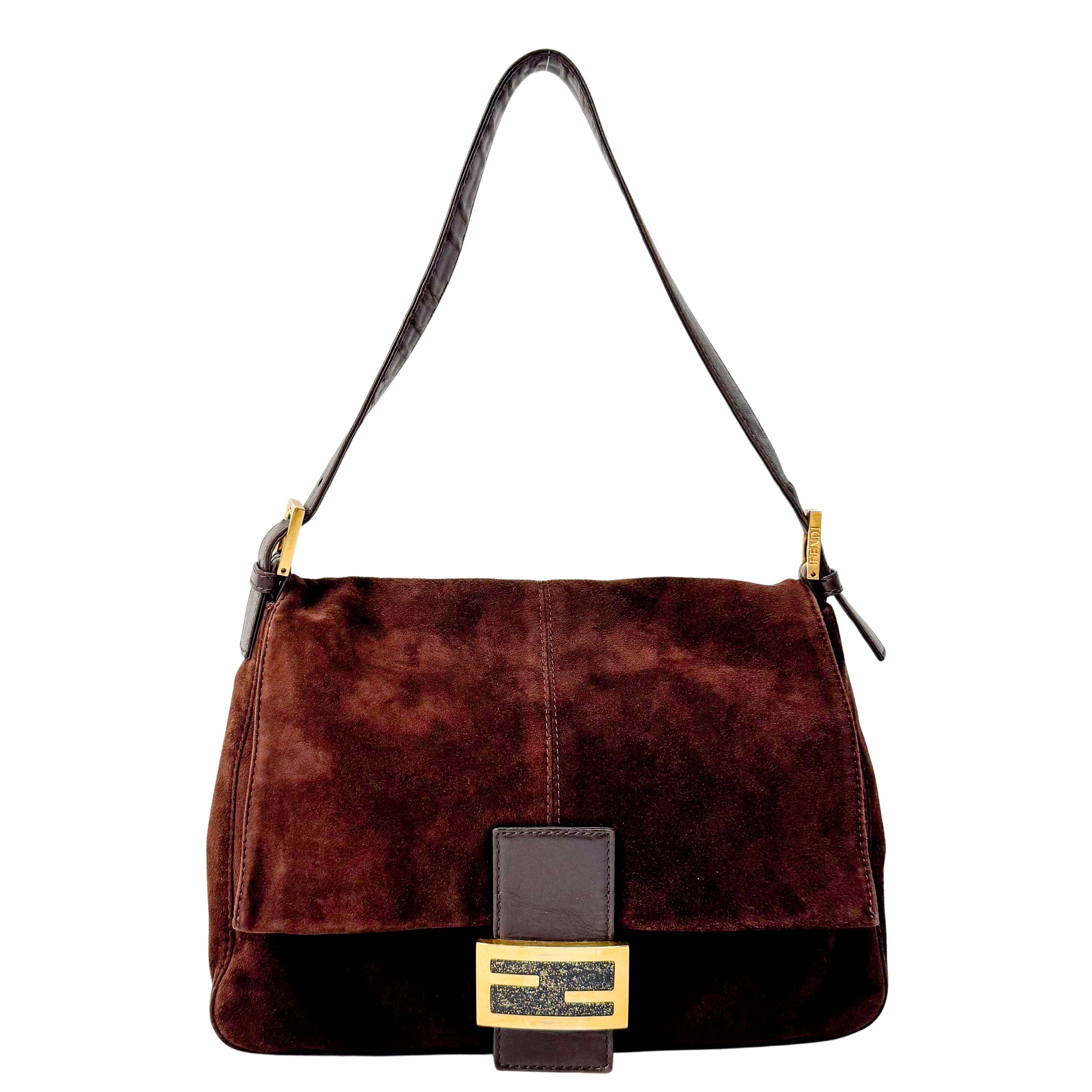 Mamma Baguette Suede Bag