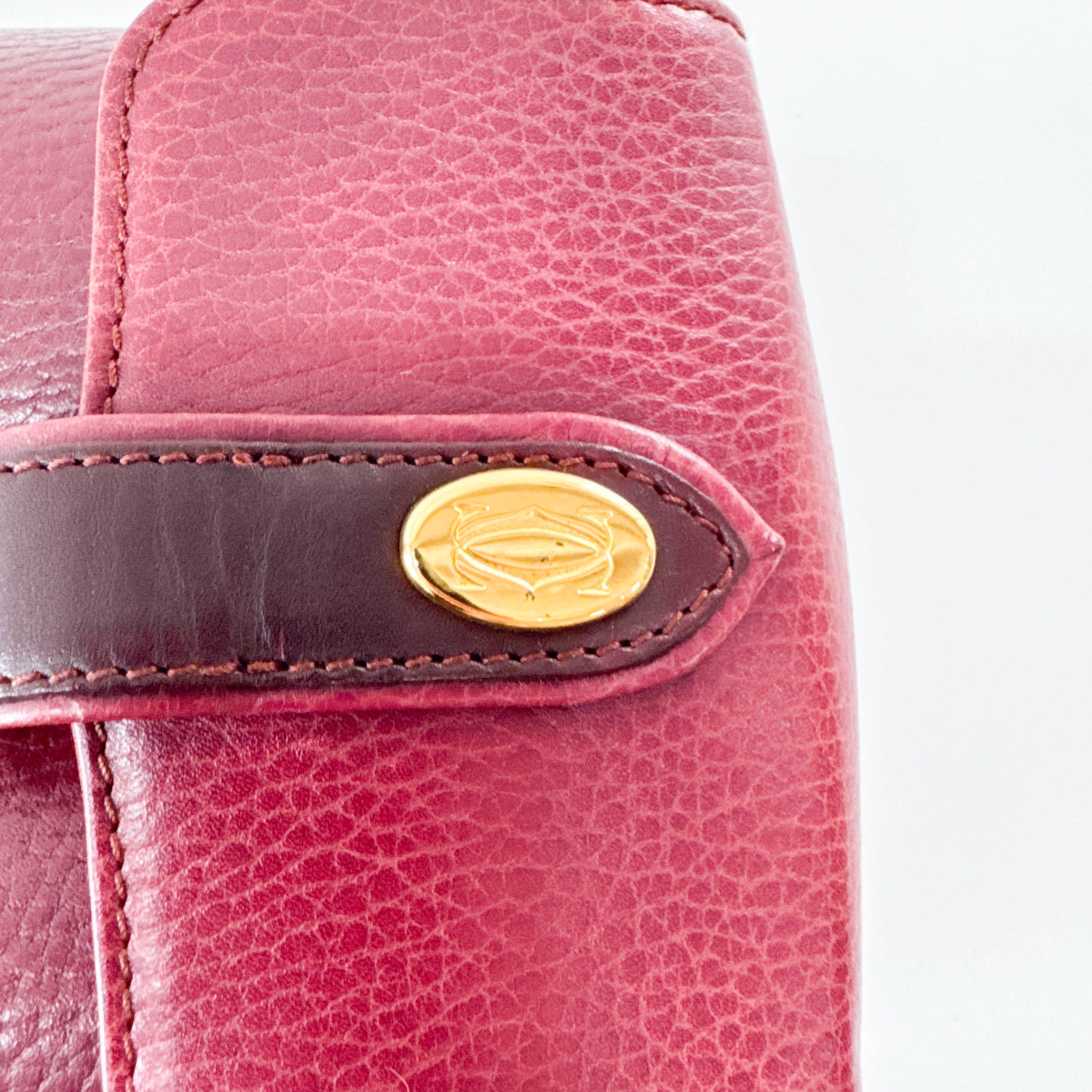 Vanity Must x Trinity Red Leather Bag