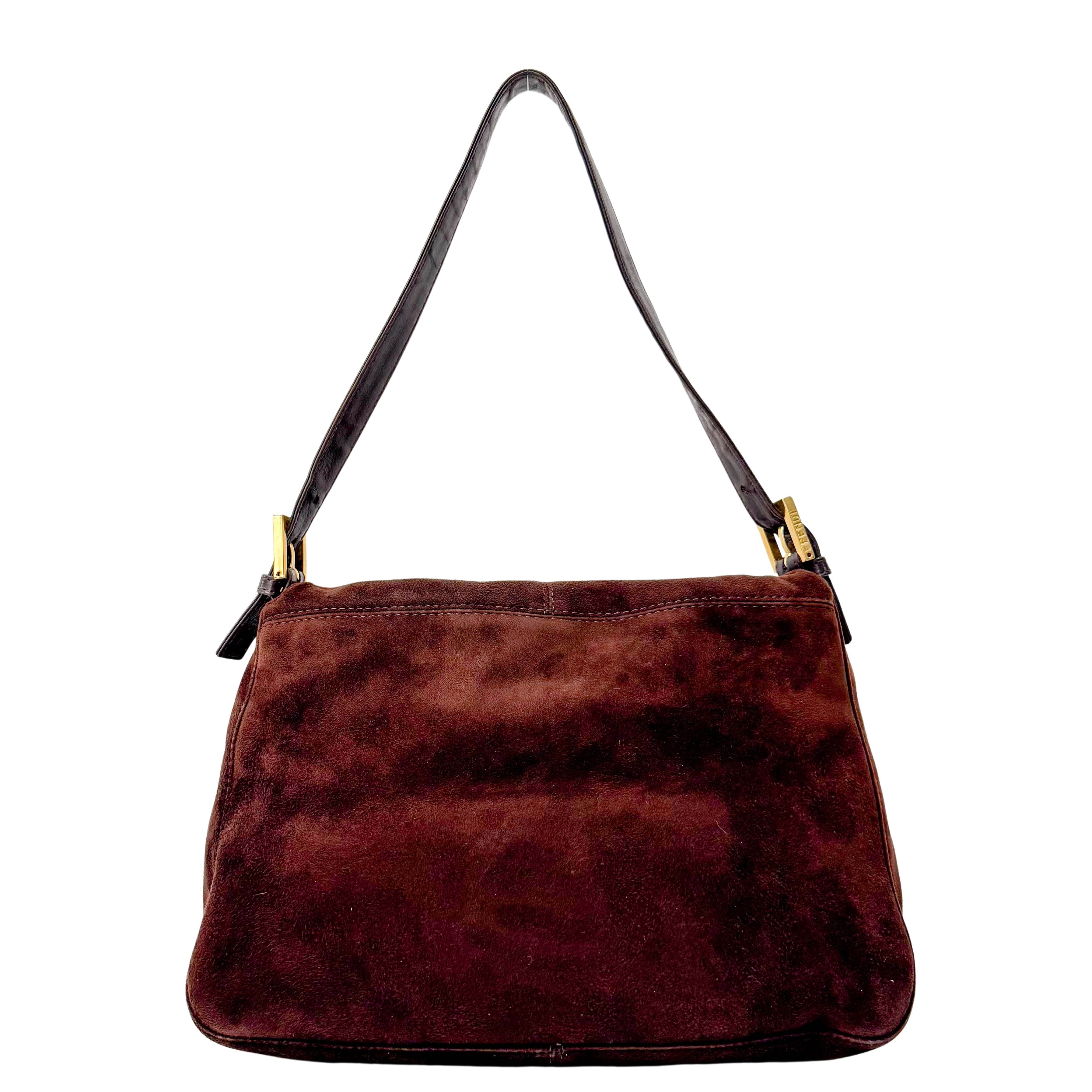 Mamma Baguette Suede Bag