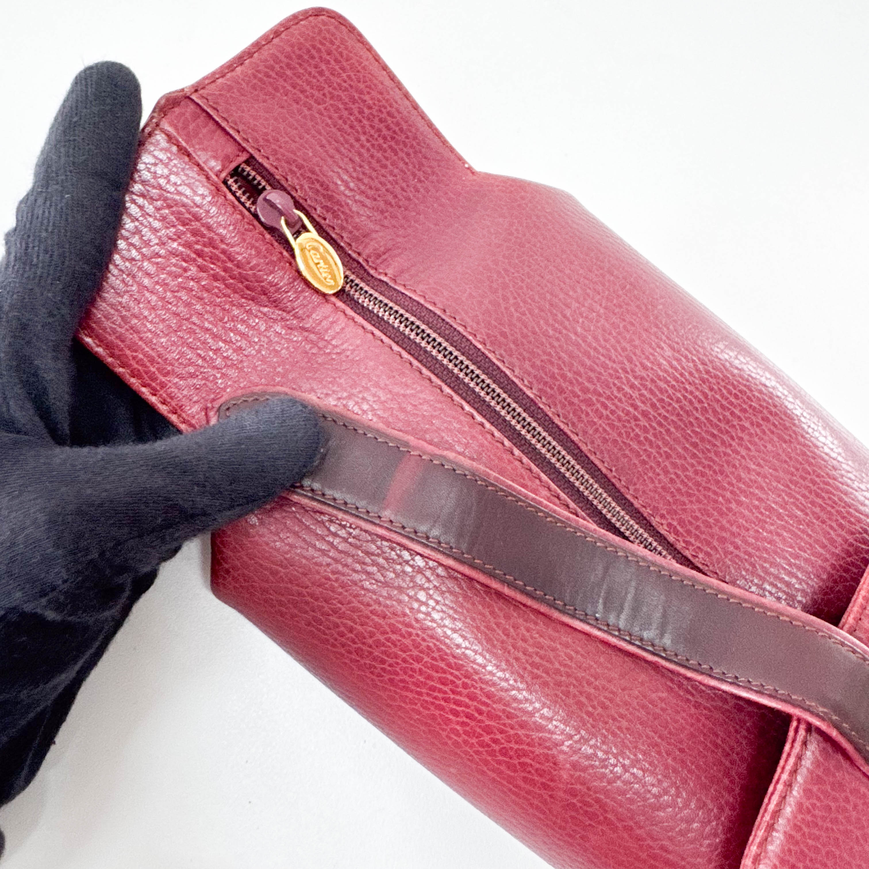 Vanity Must x Trinity Red Leather Bag