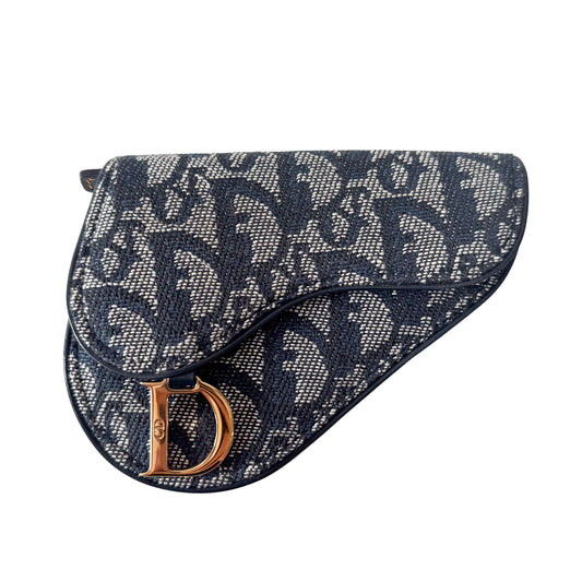 Saddle Mini Navy Trotter Coin Case