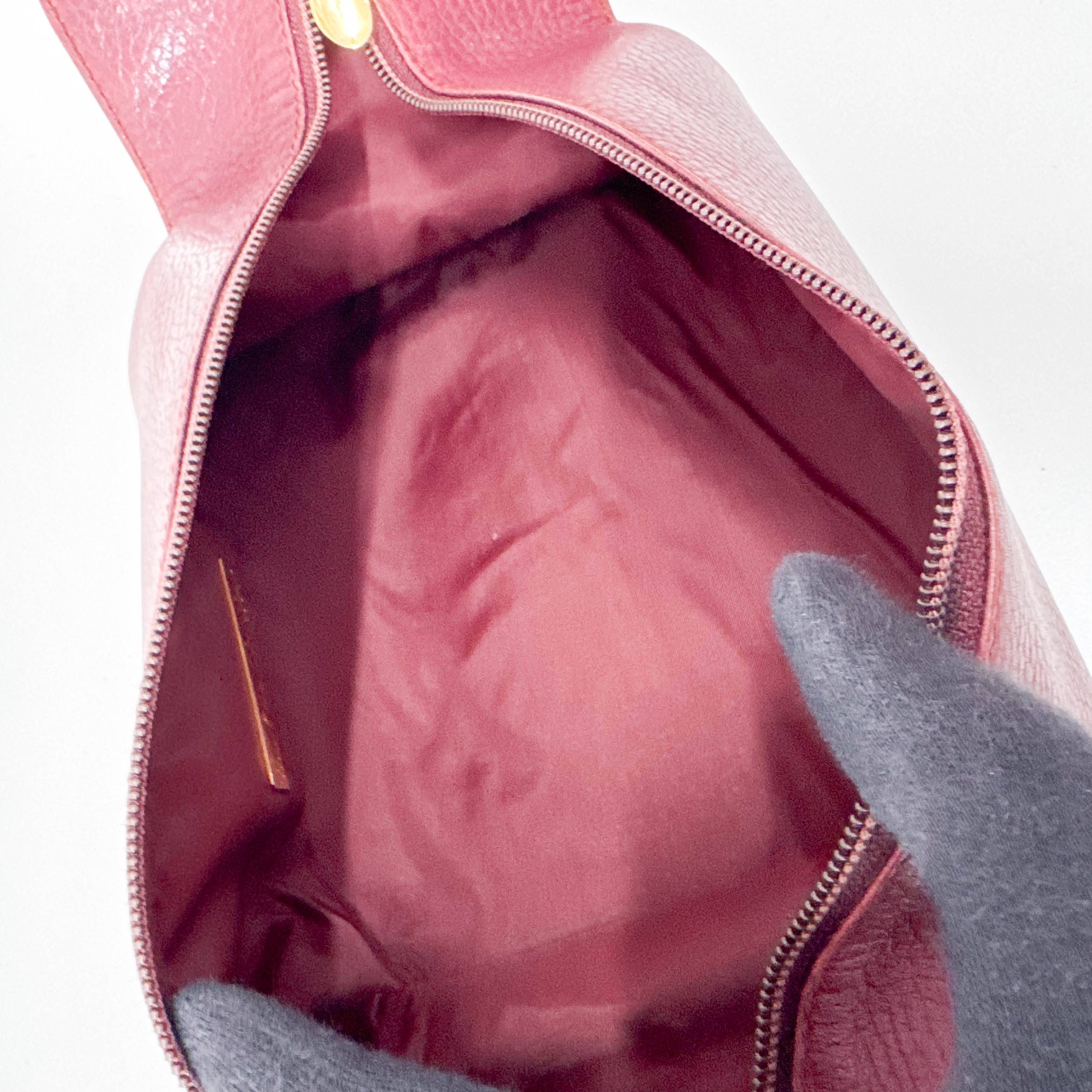 Vanity Must x Trinity Red Leather Bag