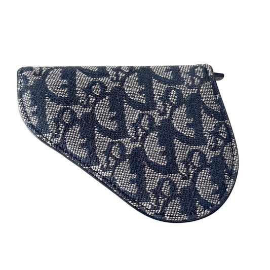 Saddle Mini Navy Trotter Coin Case