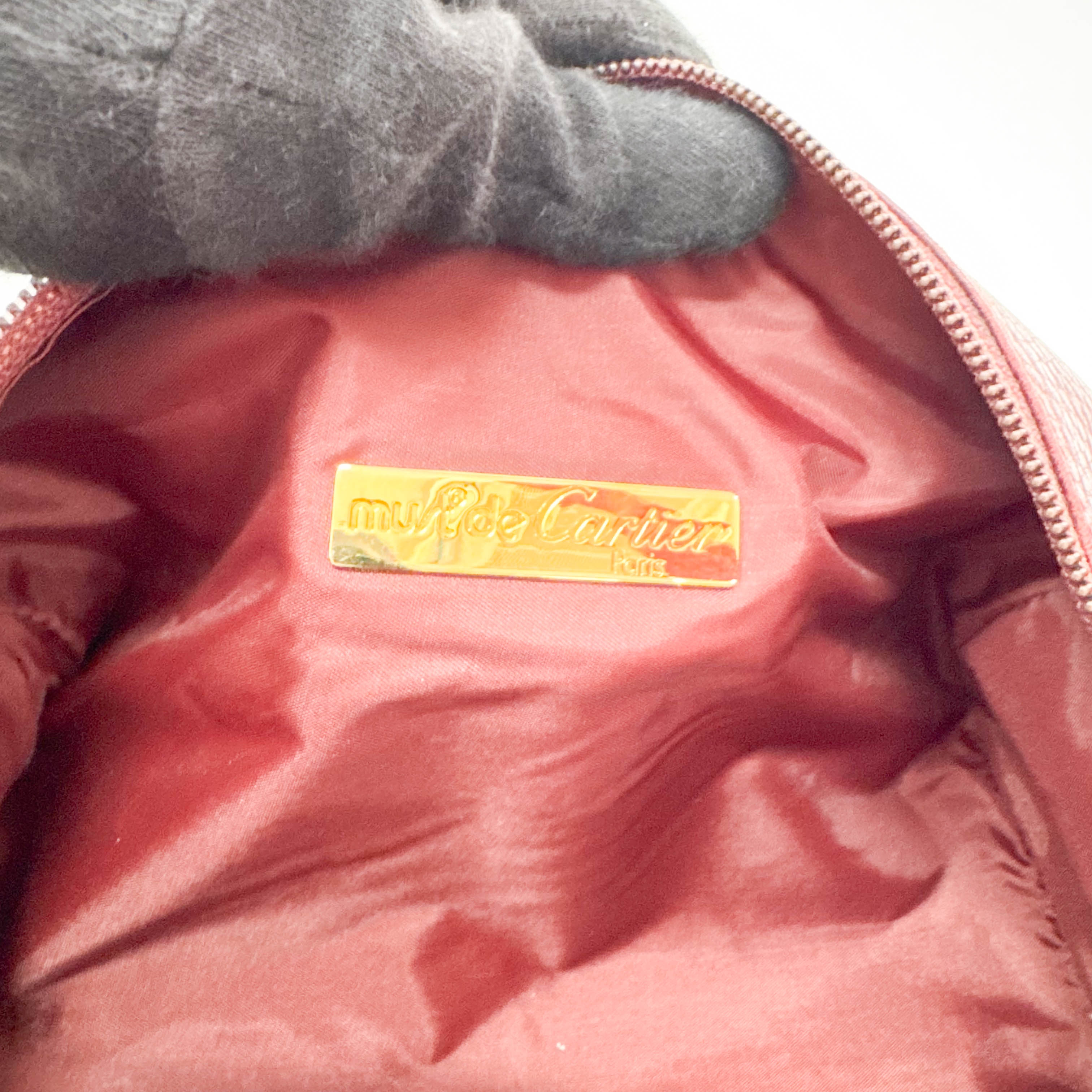 Vanity Must x Trinity Red Leather Bag