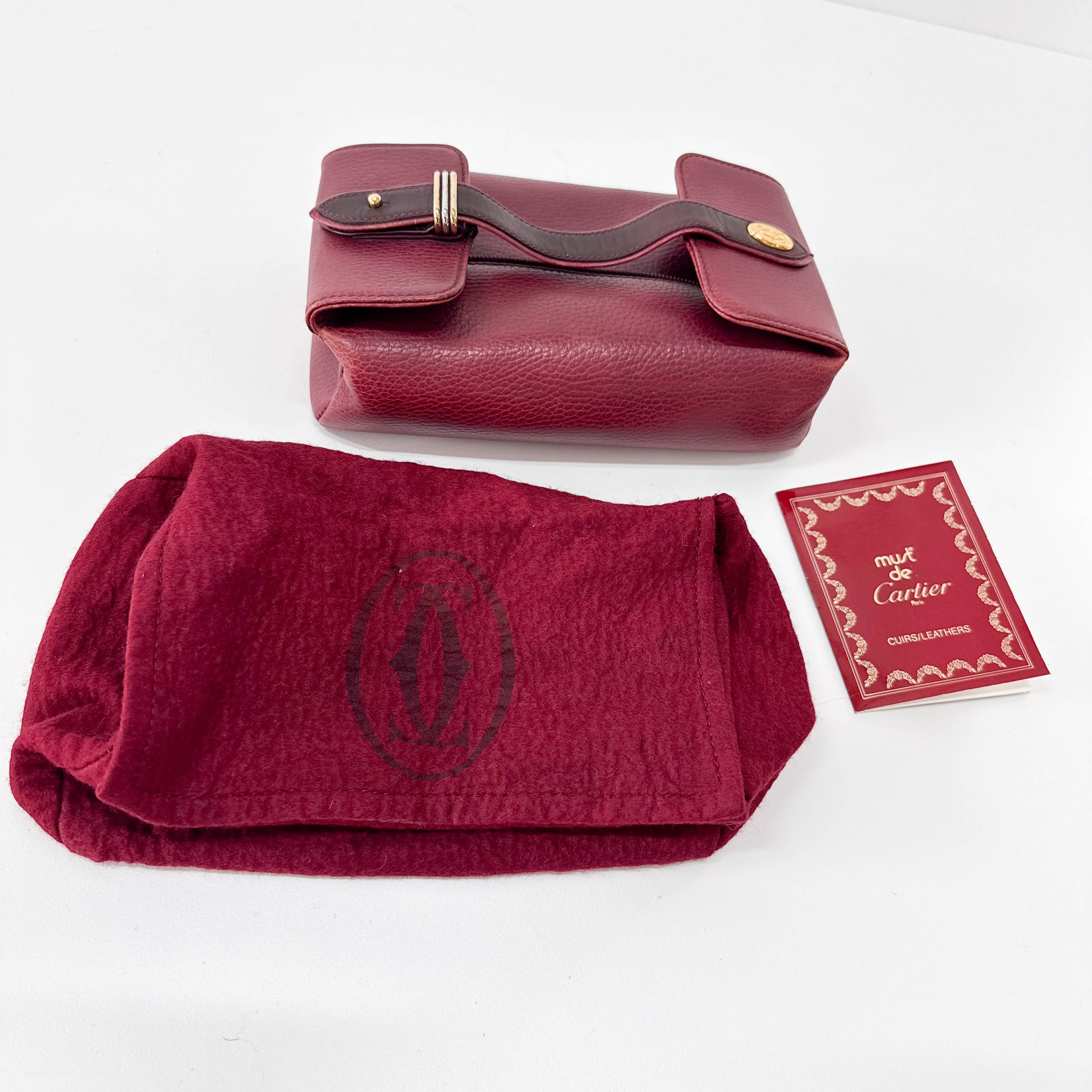 Vanity Must x Trinity Red Leather Bag