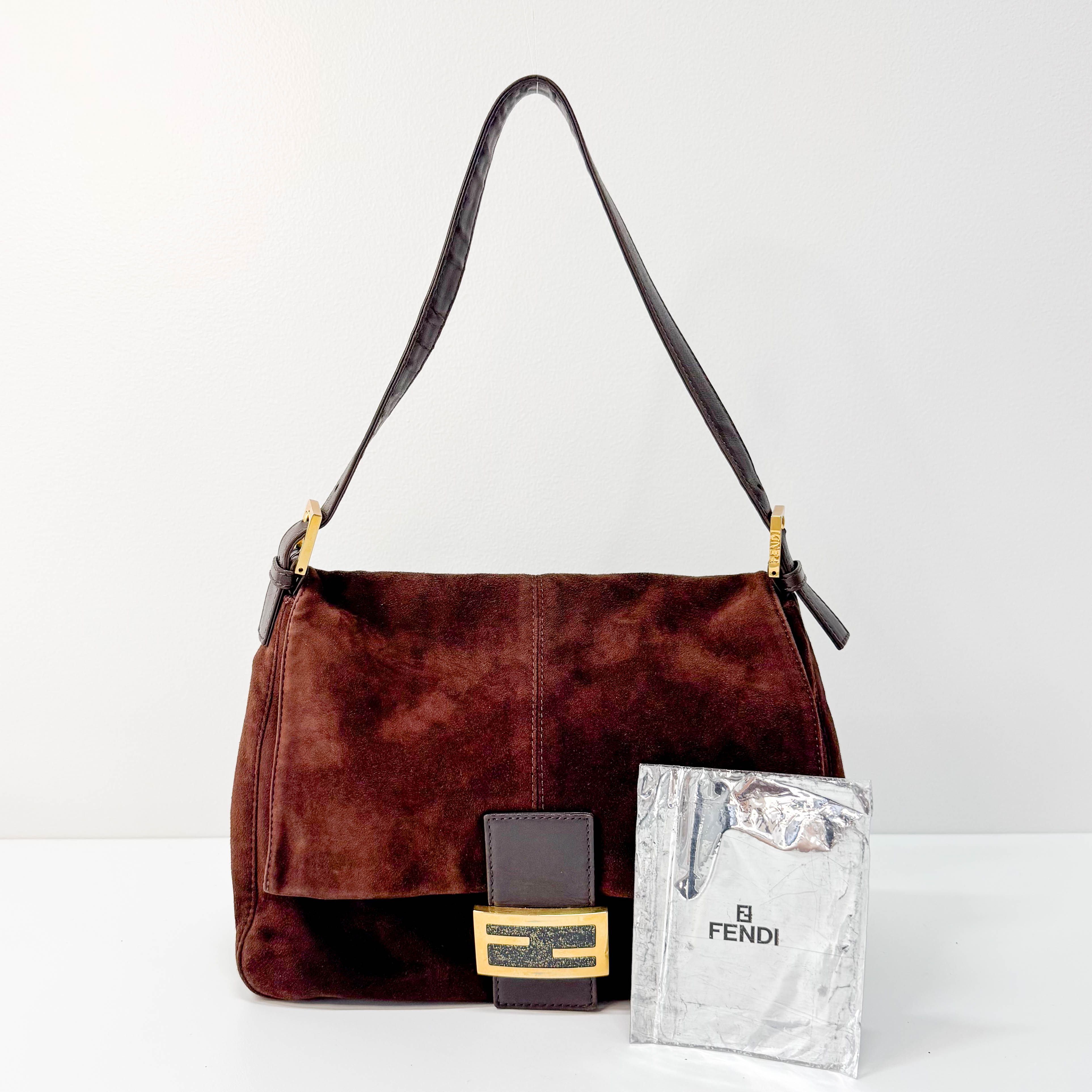 Mamma Baguette Suede Bag