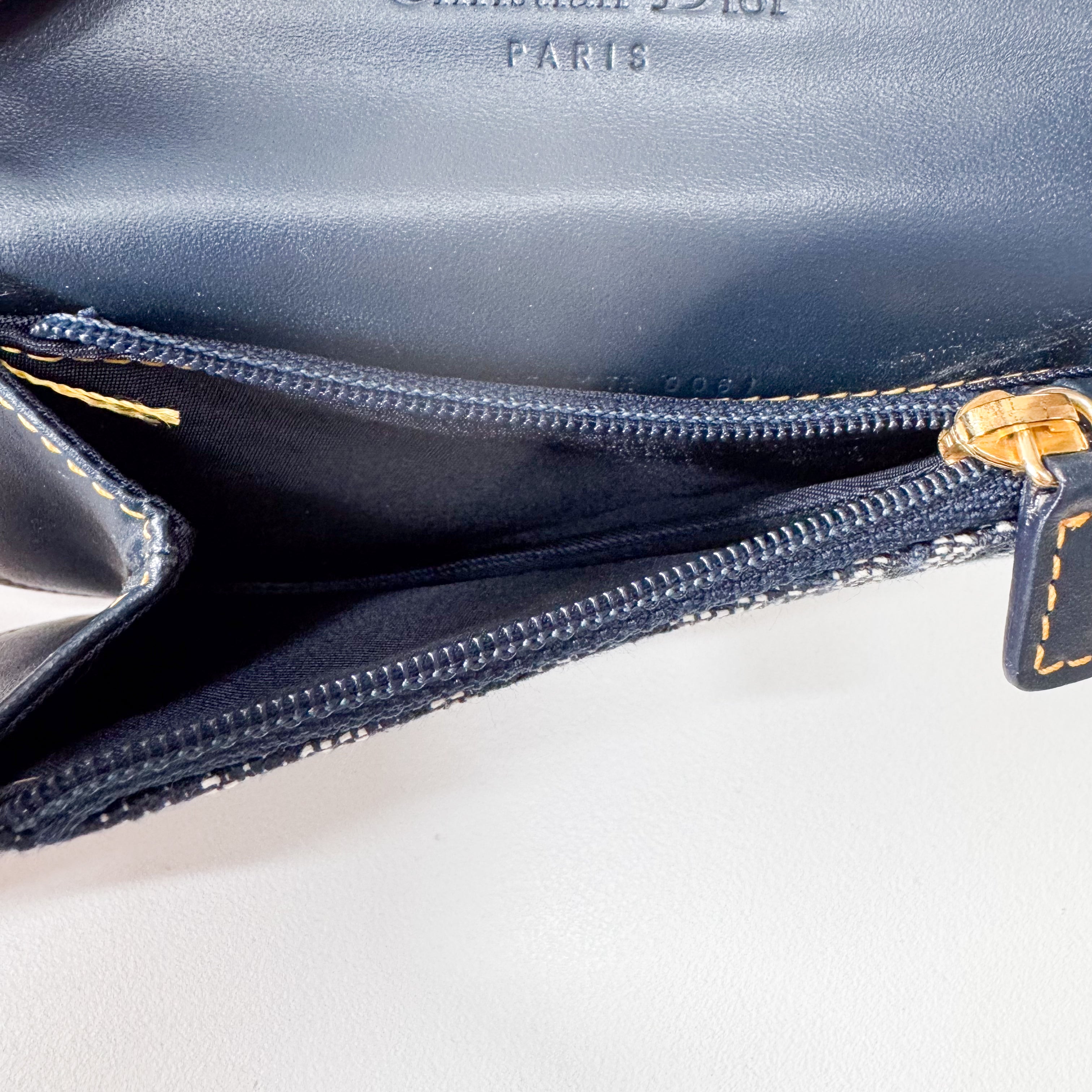 Saddle Mini Navy Trotter Coin Case