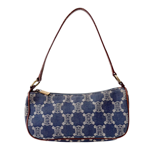Paris Macadam Blue Denim Bag