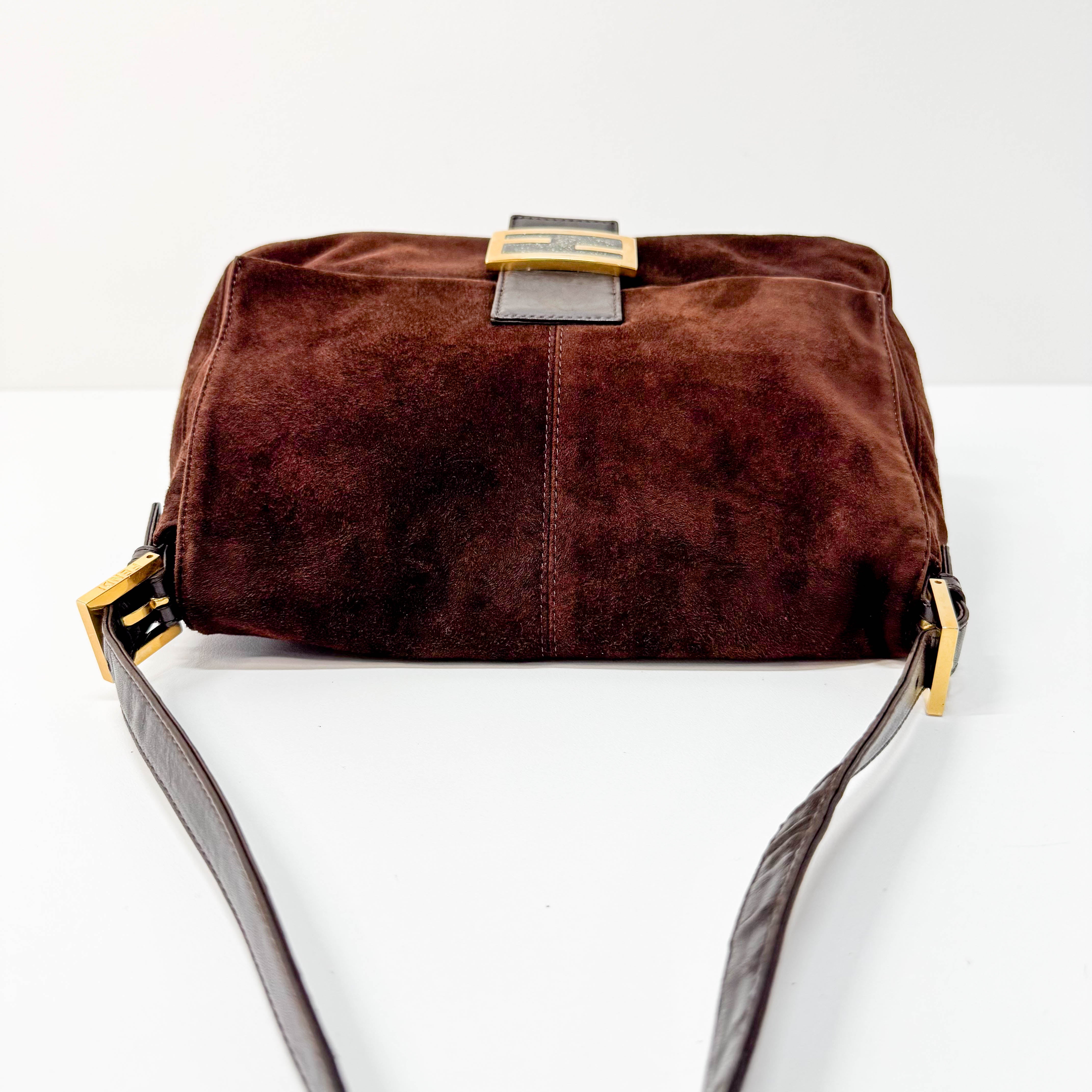 Mamma Baguette Suede Bag