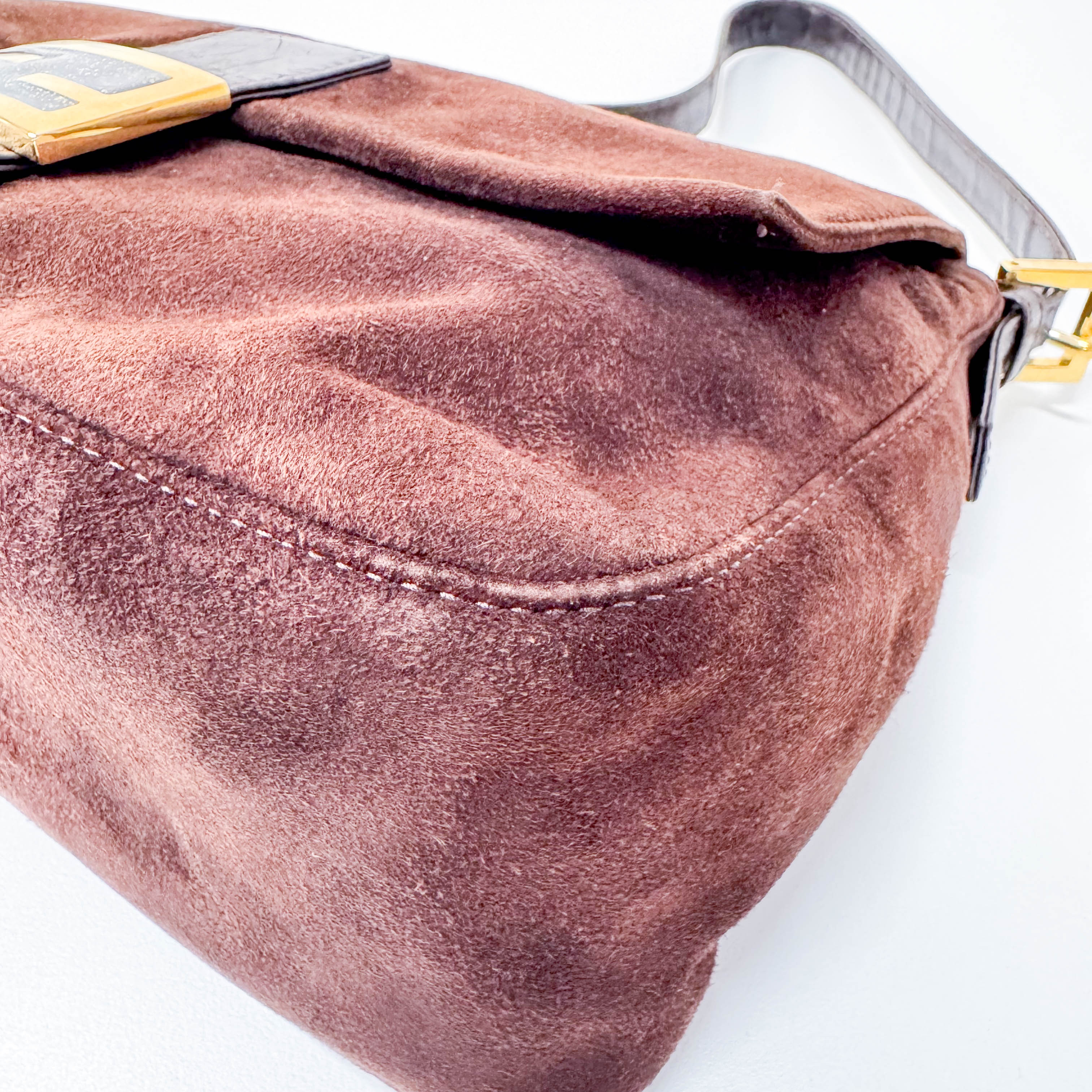 Mamma Baguette Suede Bag