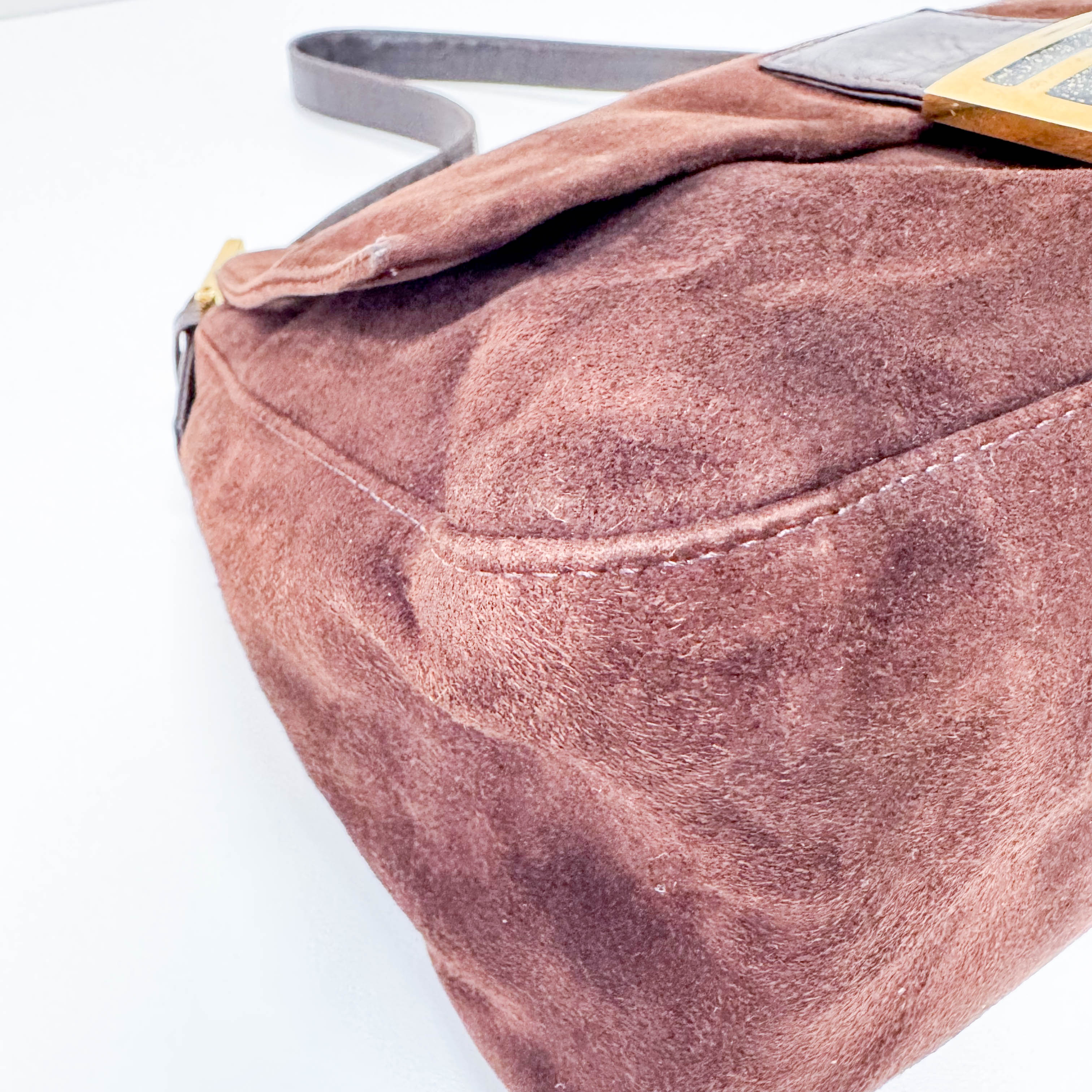 Mamma Baguette Suede Bag