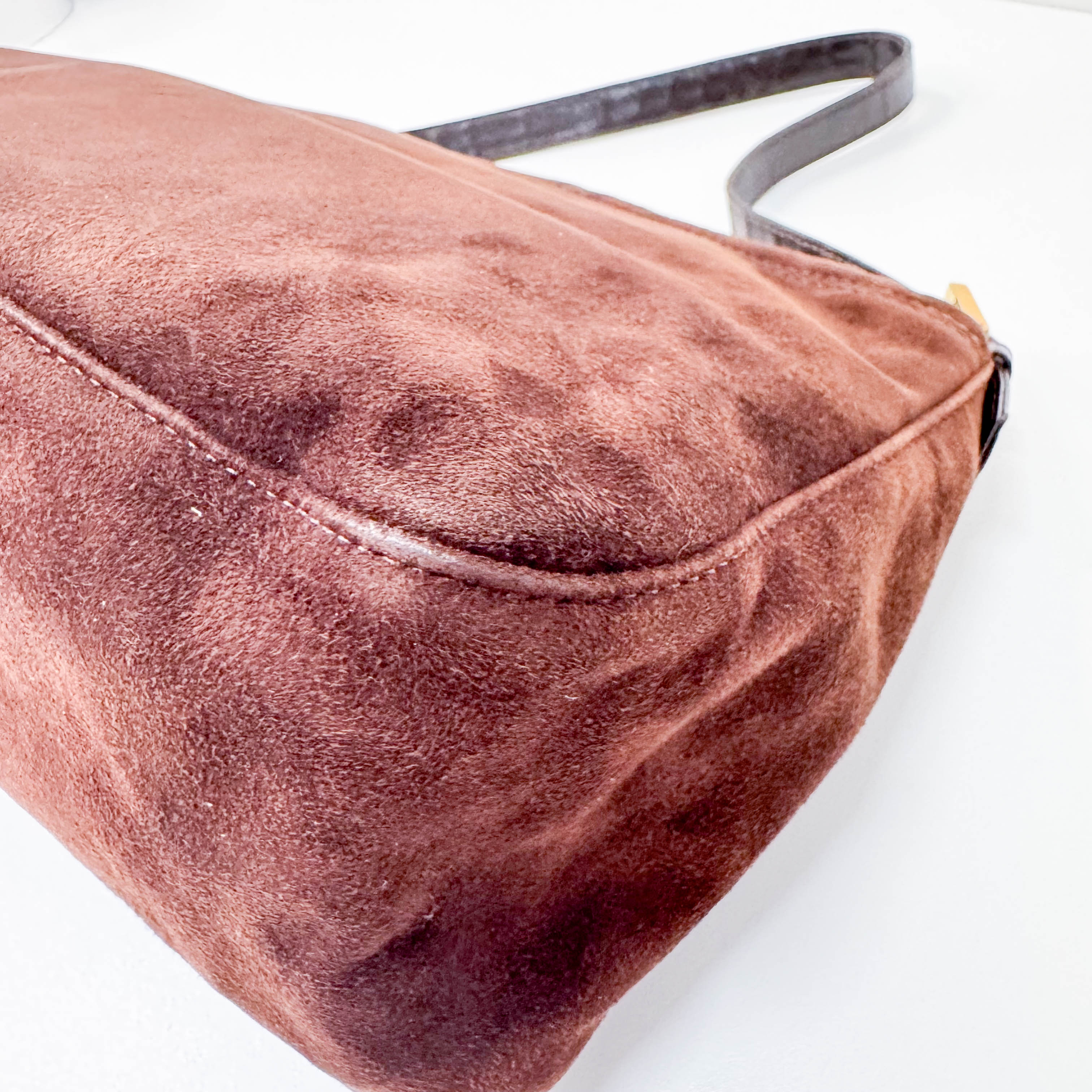 Mamma Baguette Suede Bag