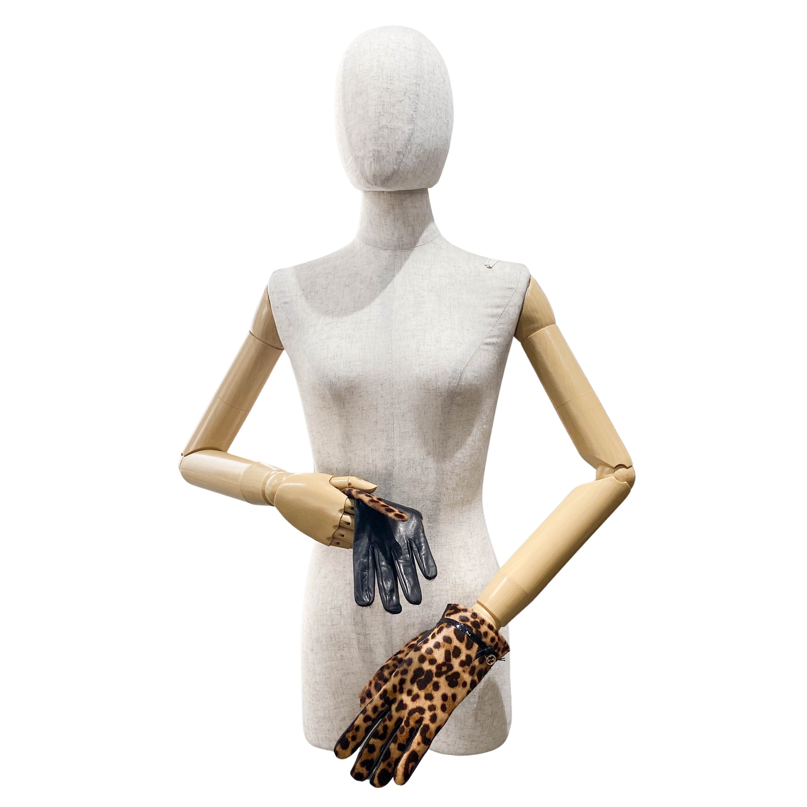 Leopard Print Gloves