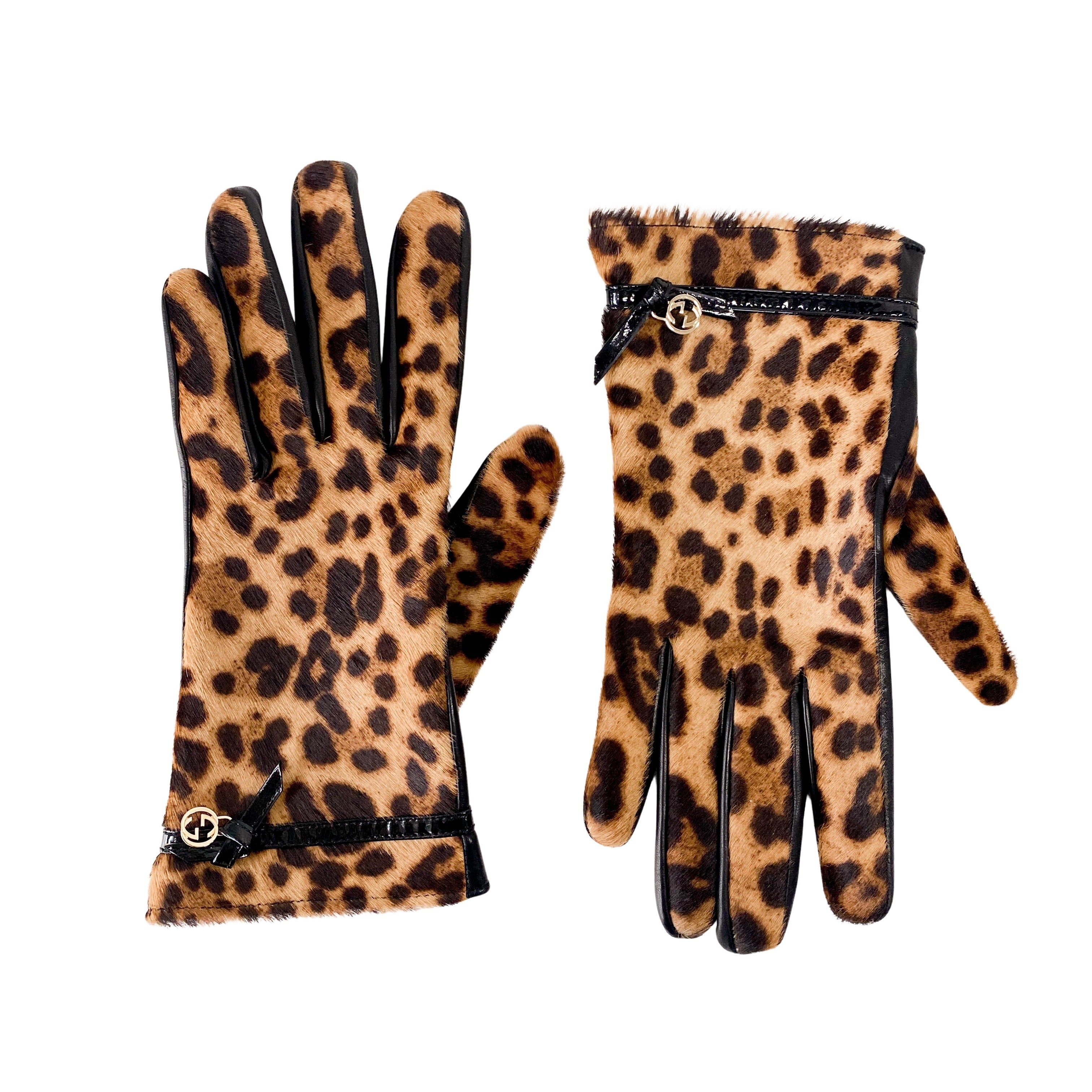 Leopard Print Gloves