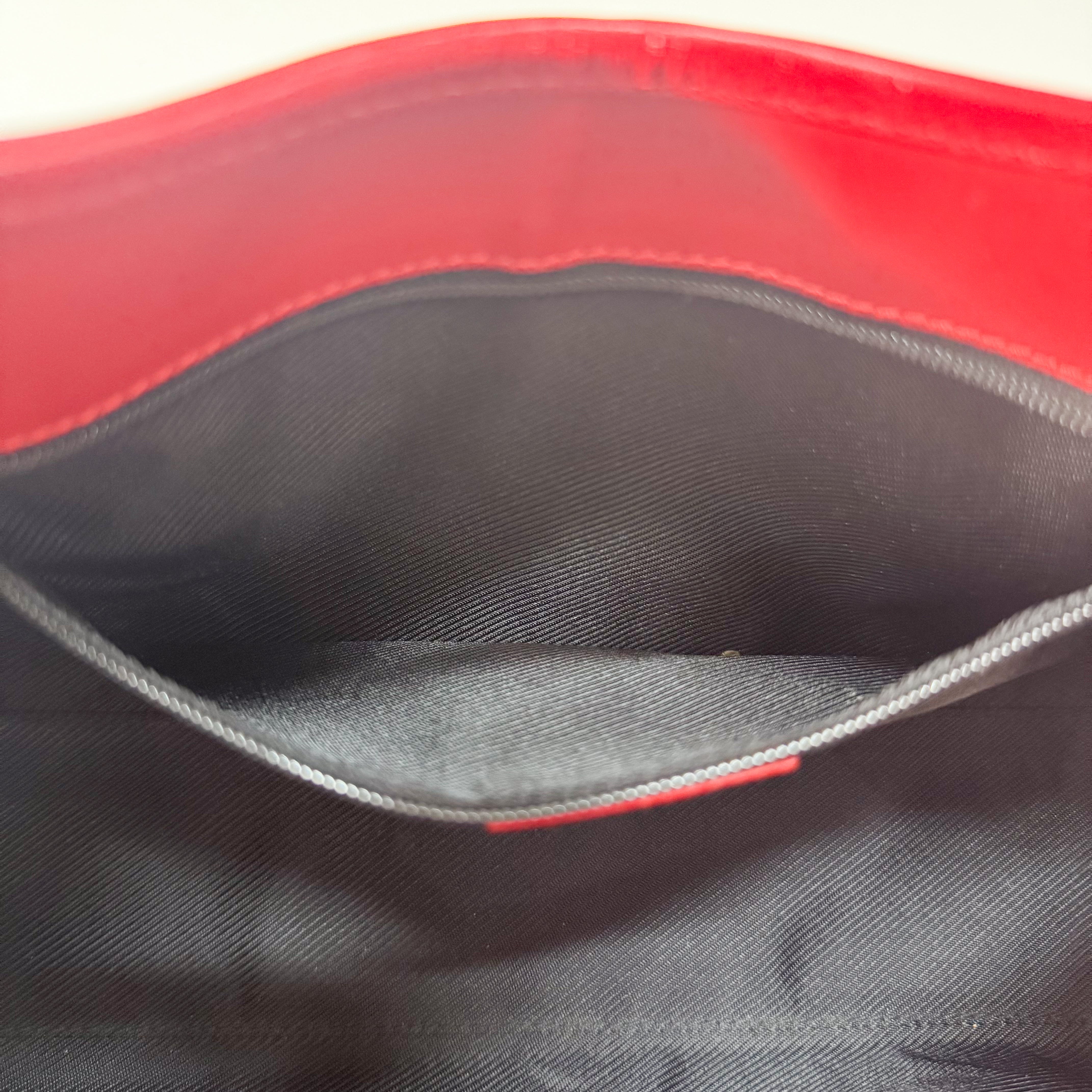 Jackie GG Canvas Mini Red Shoulder Bag