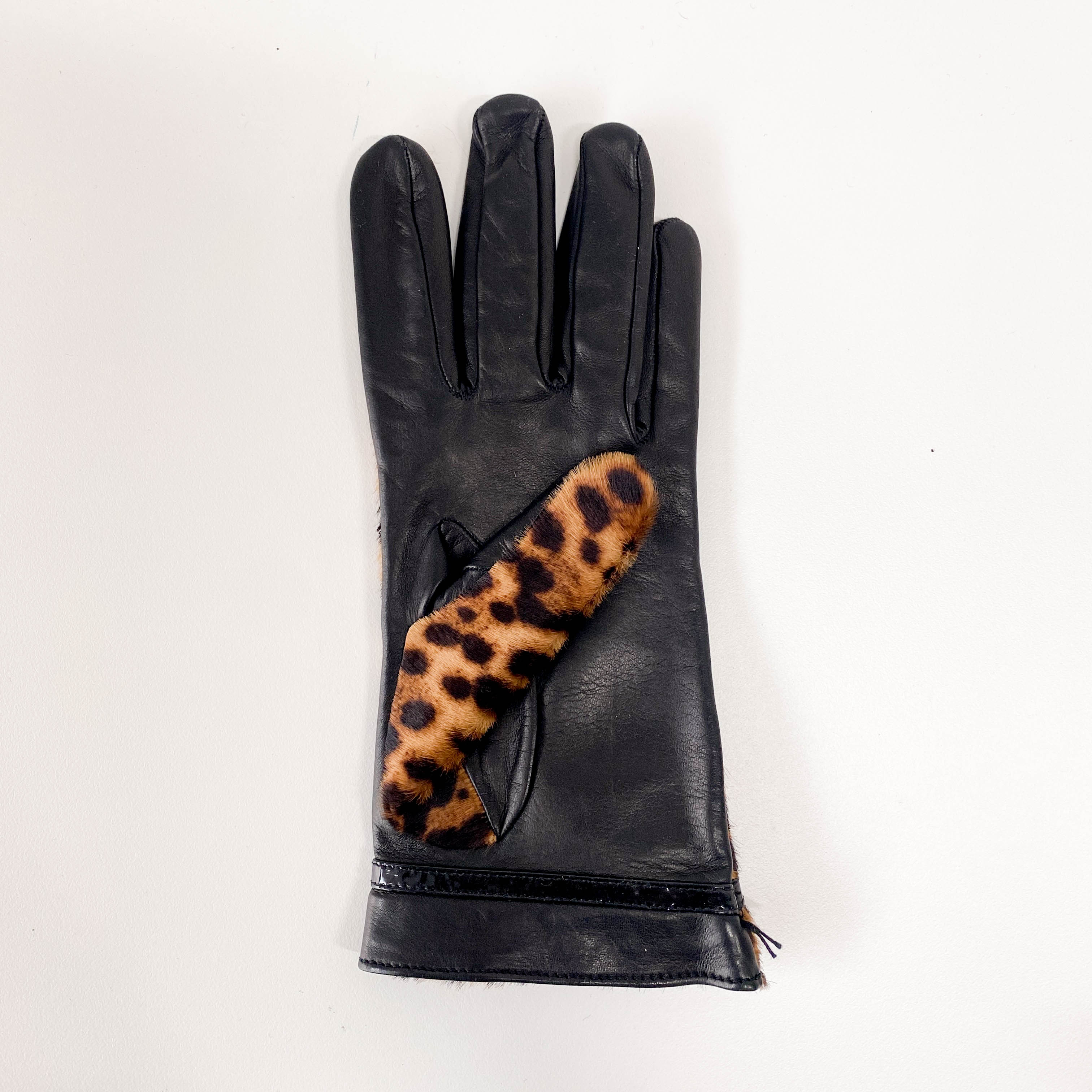 Leopard Print Gloves
