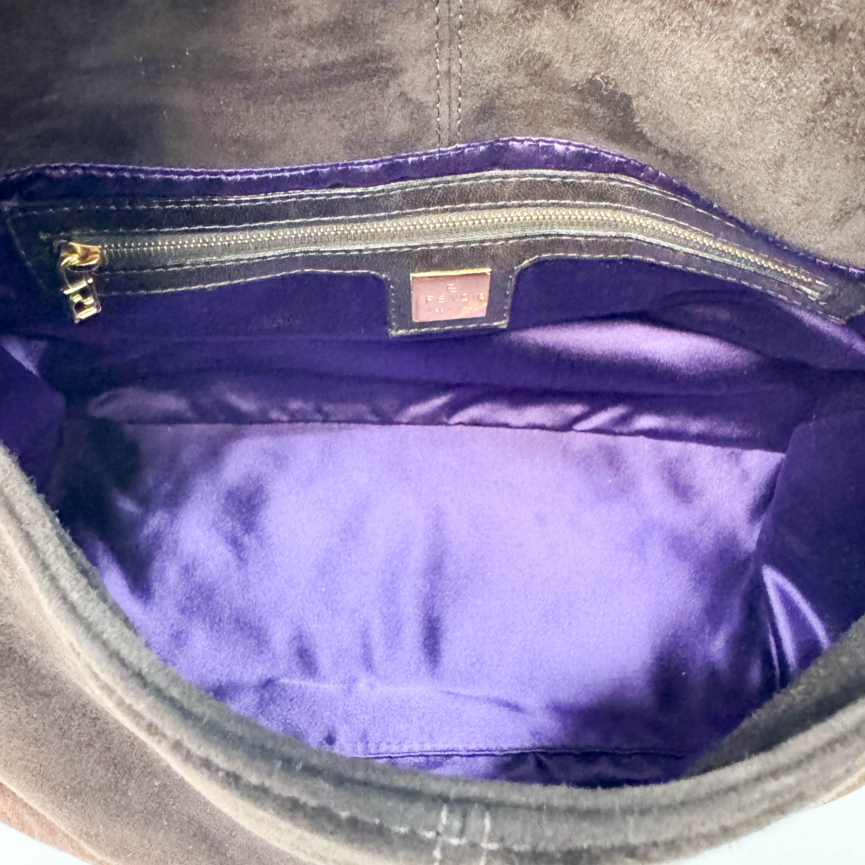 Mamma Baguette Suede Bag