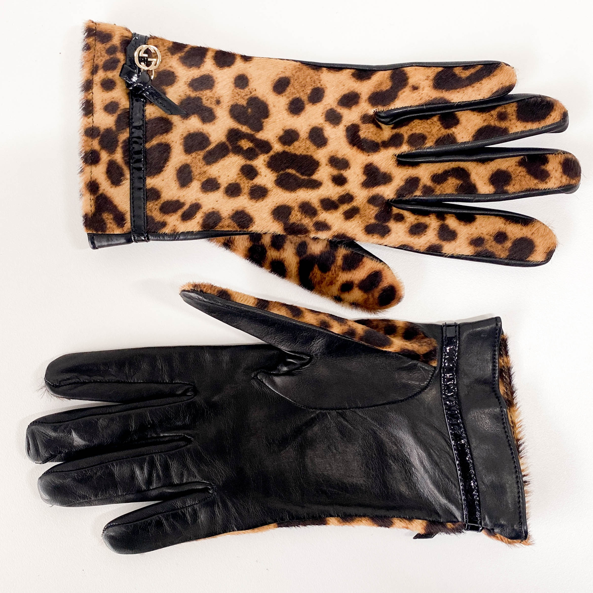 Leopard Print Gloves