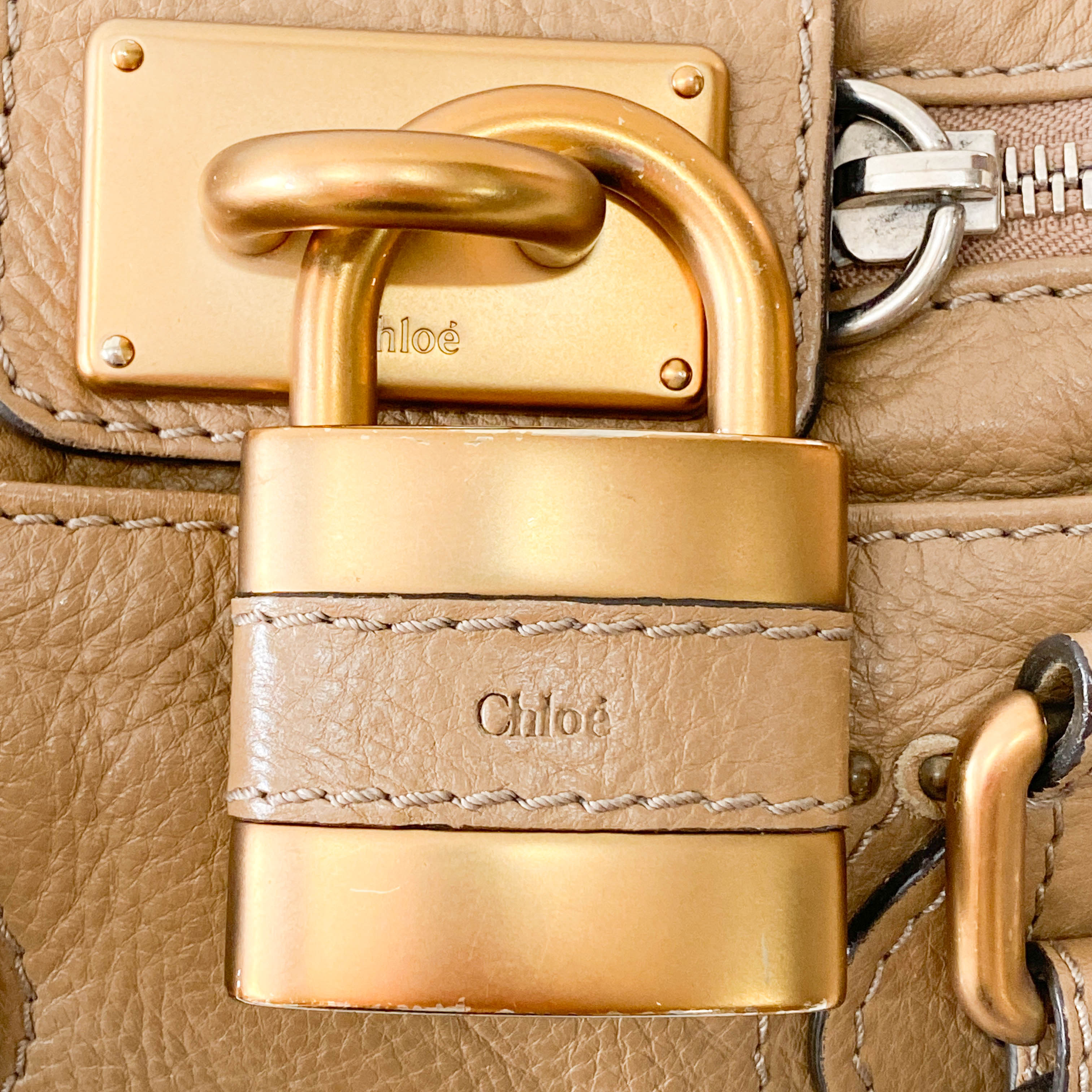 Paddington Mini Beige Shoulder Bag