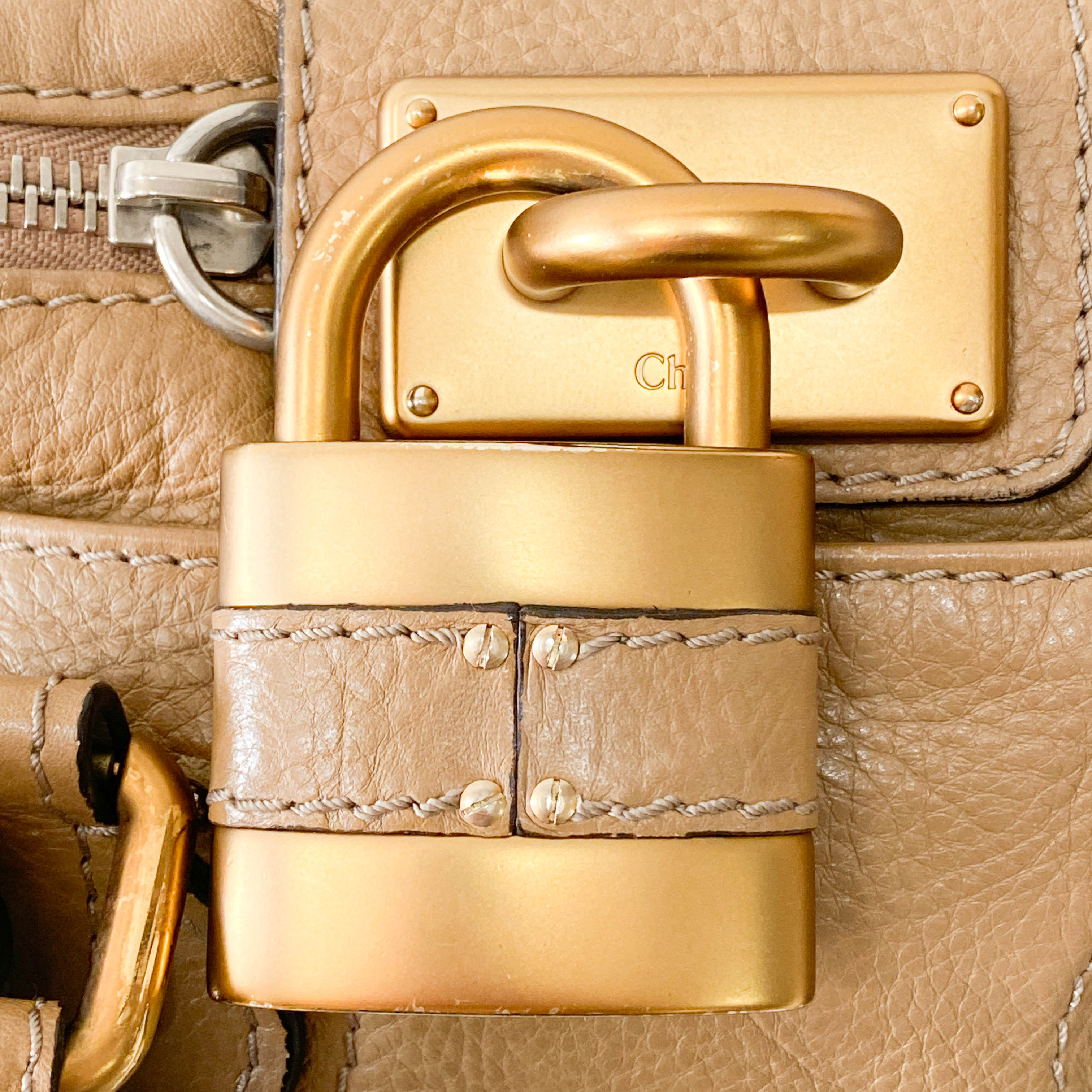 Paddington Mini Beige Shoulder Bag