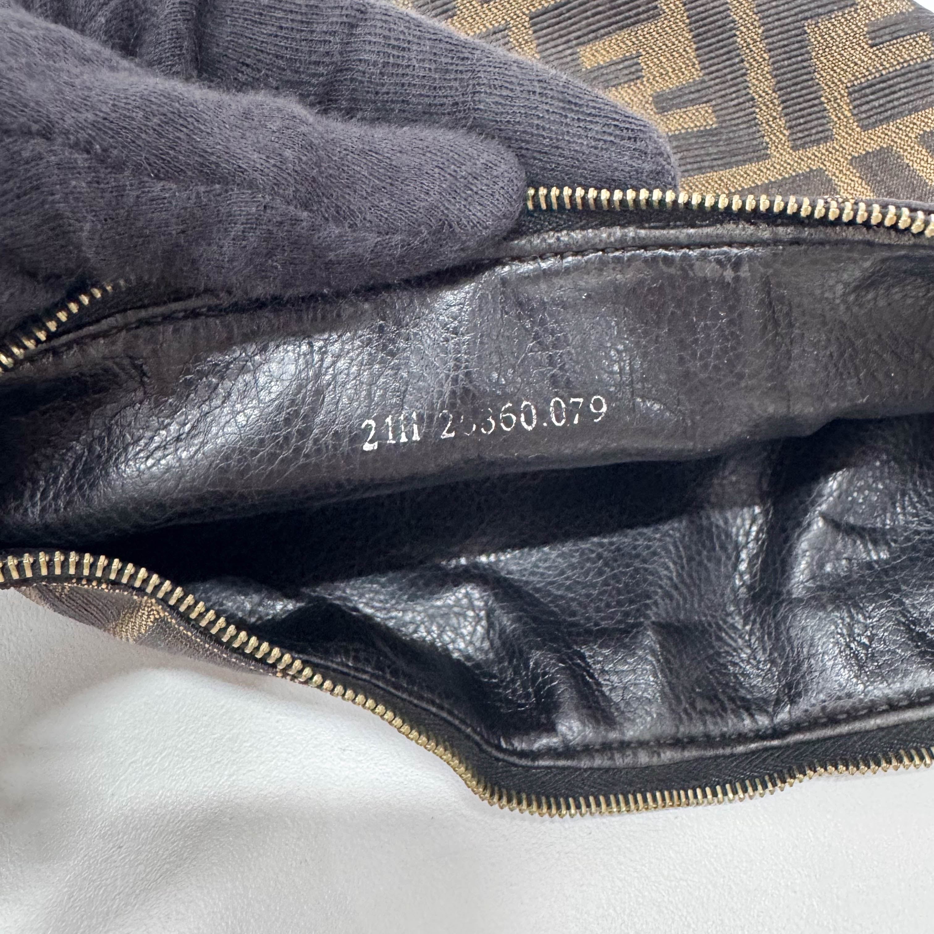 Zucca Mini Brown Canvas Pouch