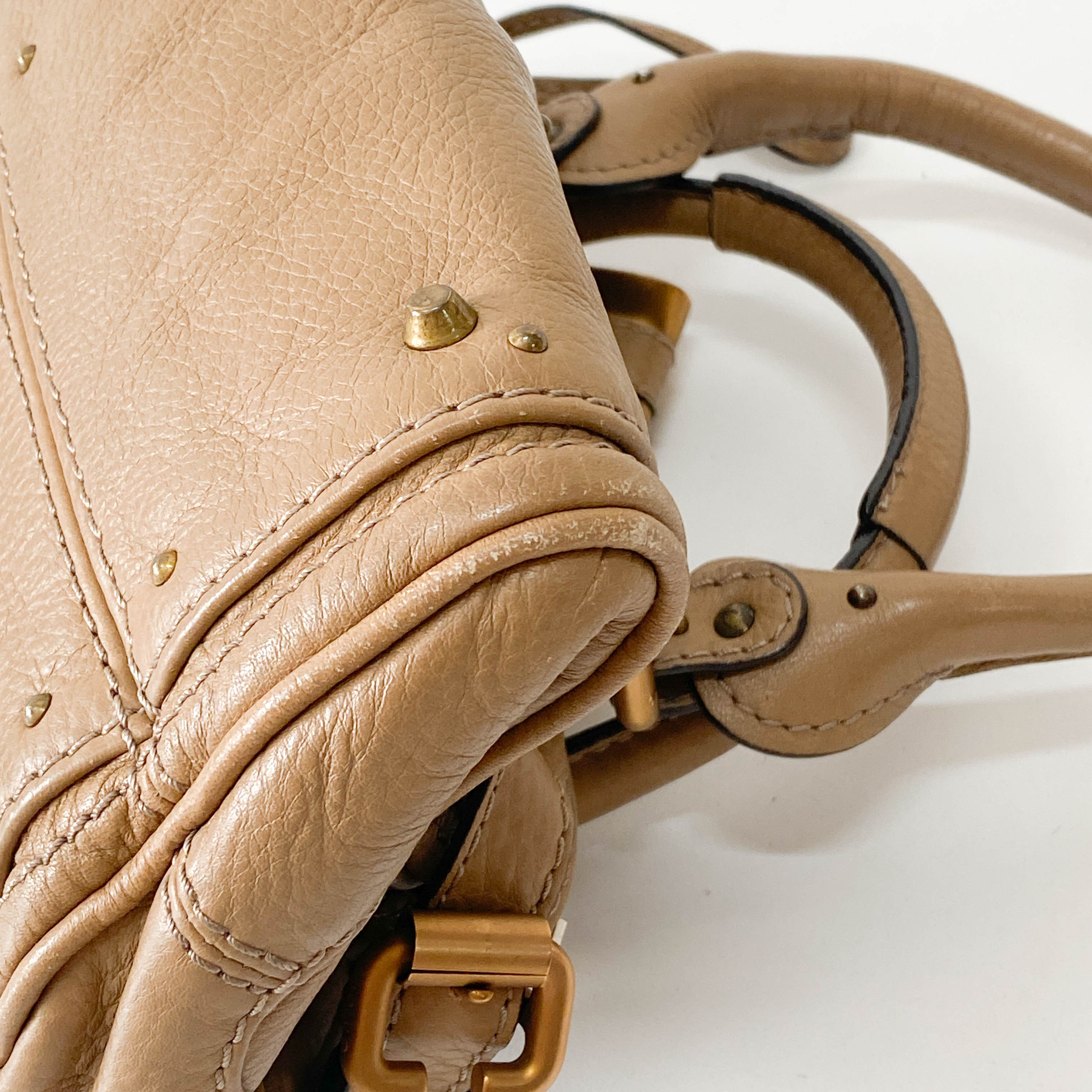 Paddington Mini Beige Shoulder Bag