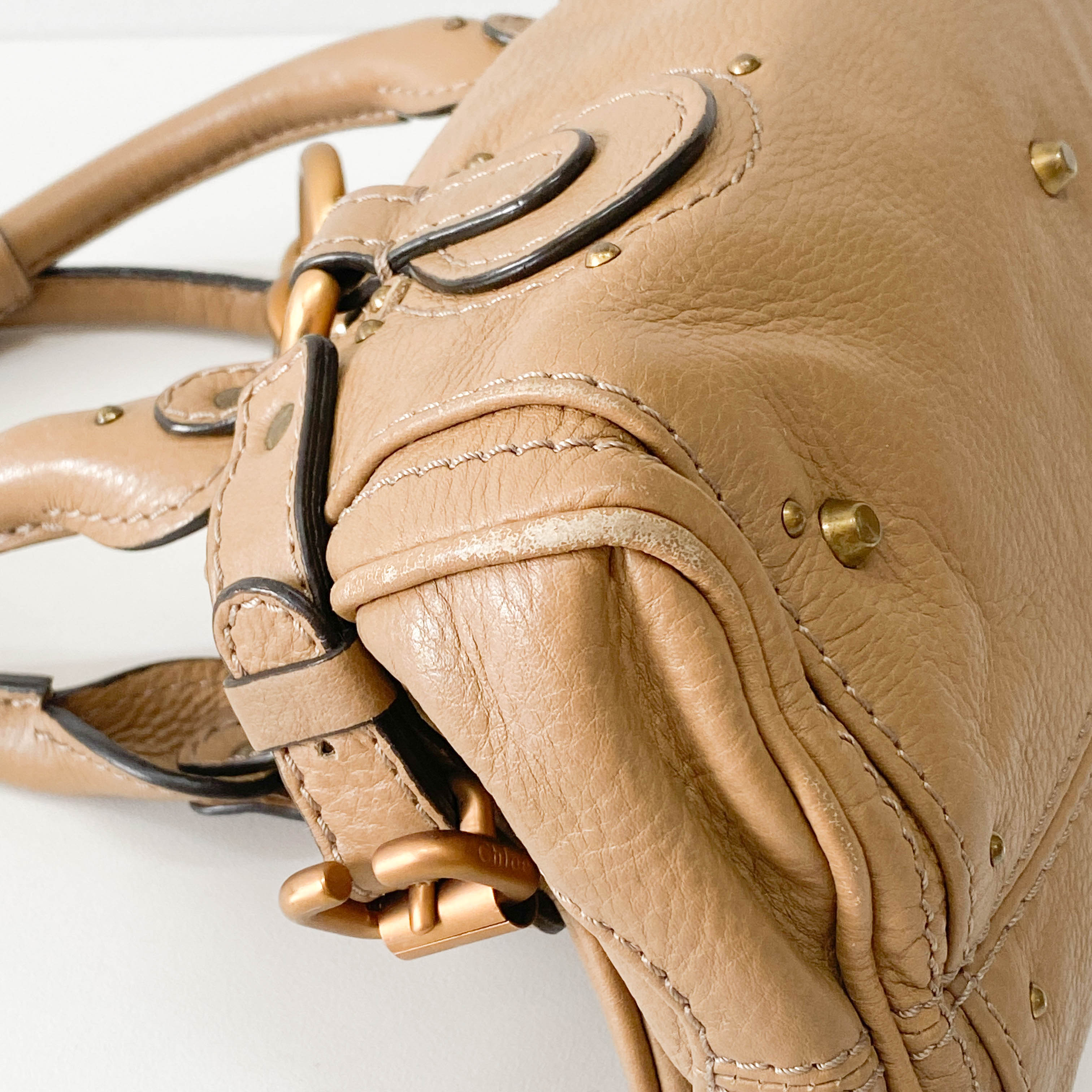 Paddington Mini Beige Shoulder Bag