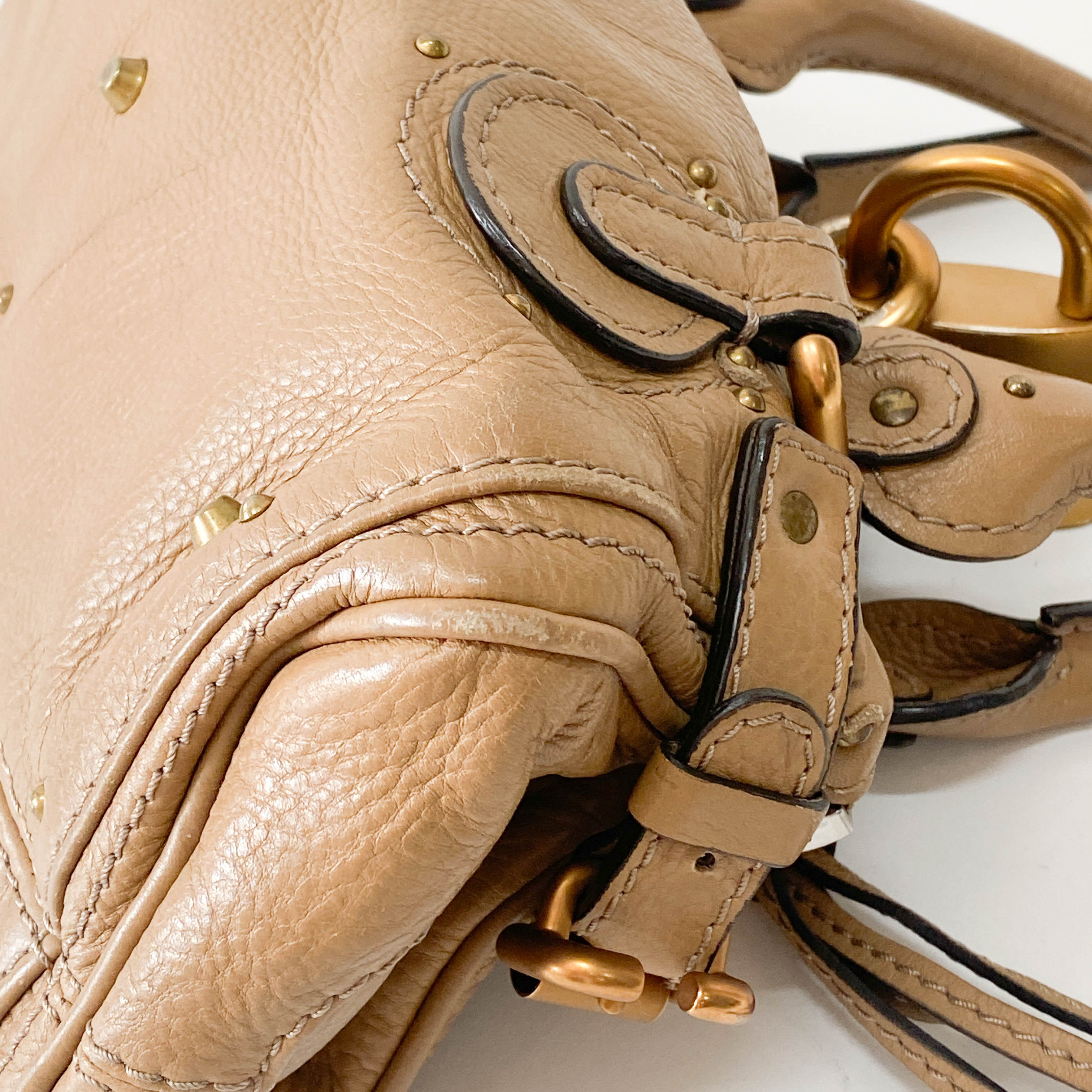 Paddington Mini Beige Shoulder Bag