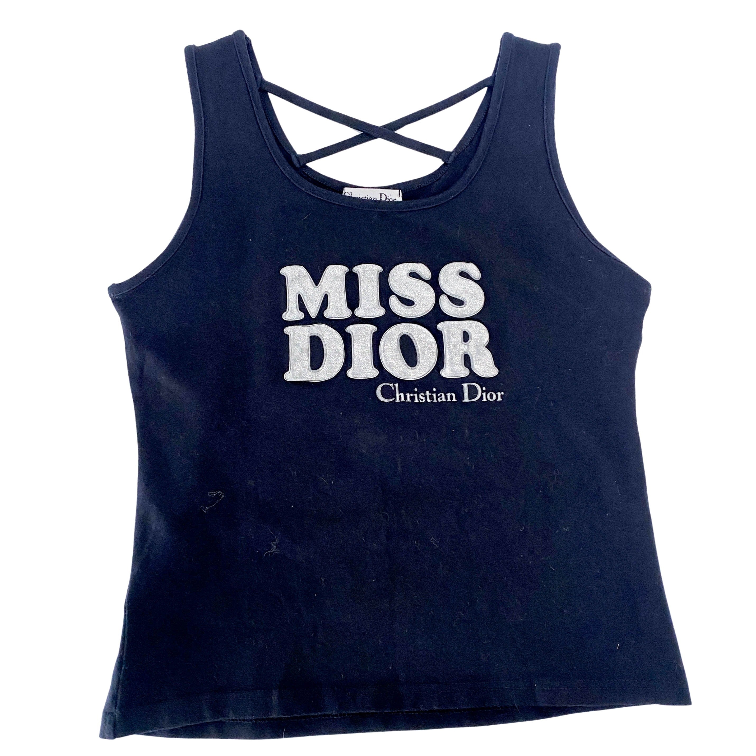 Miss Dior Black Tank Top