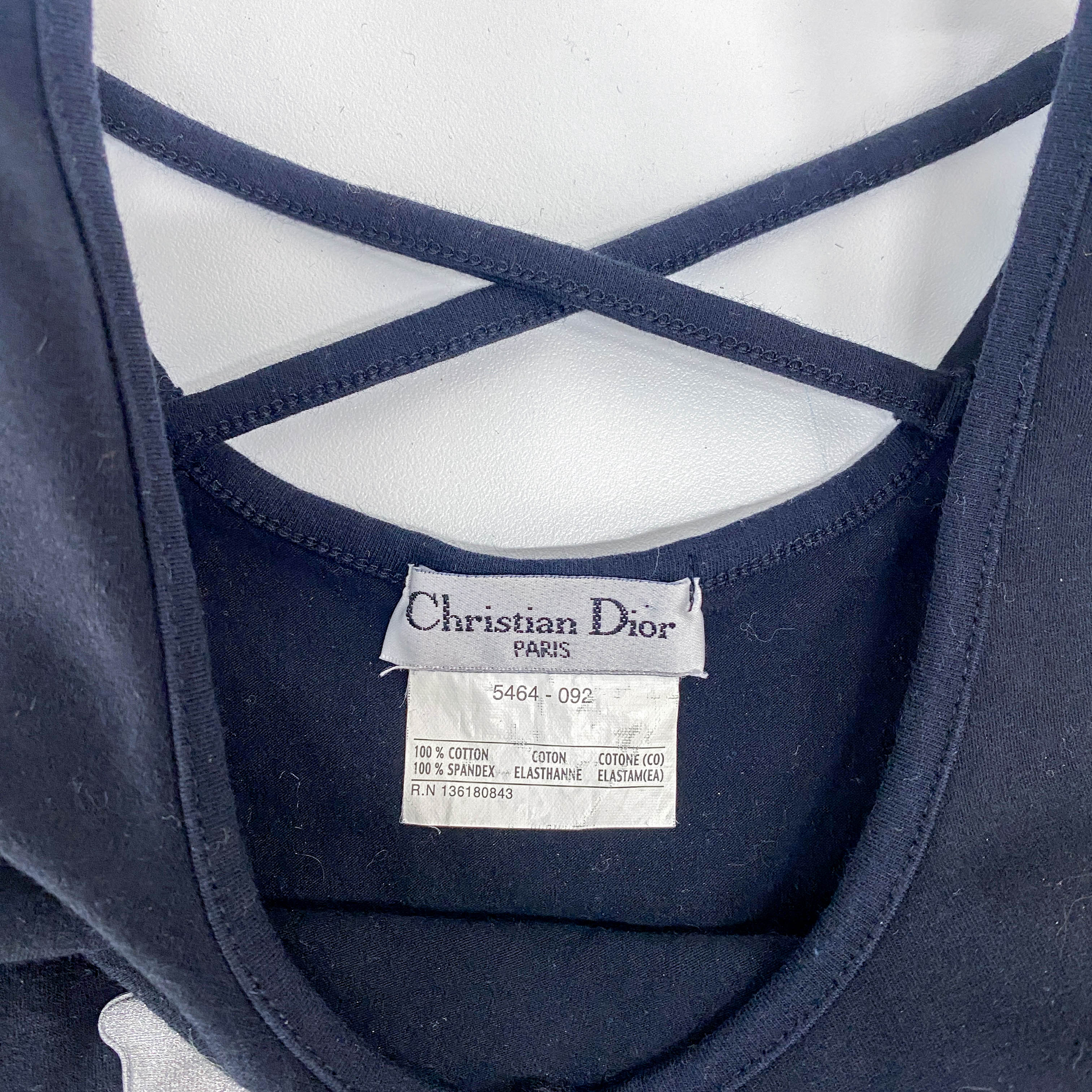 Miss Dior Black Tank Top