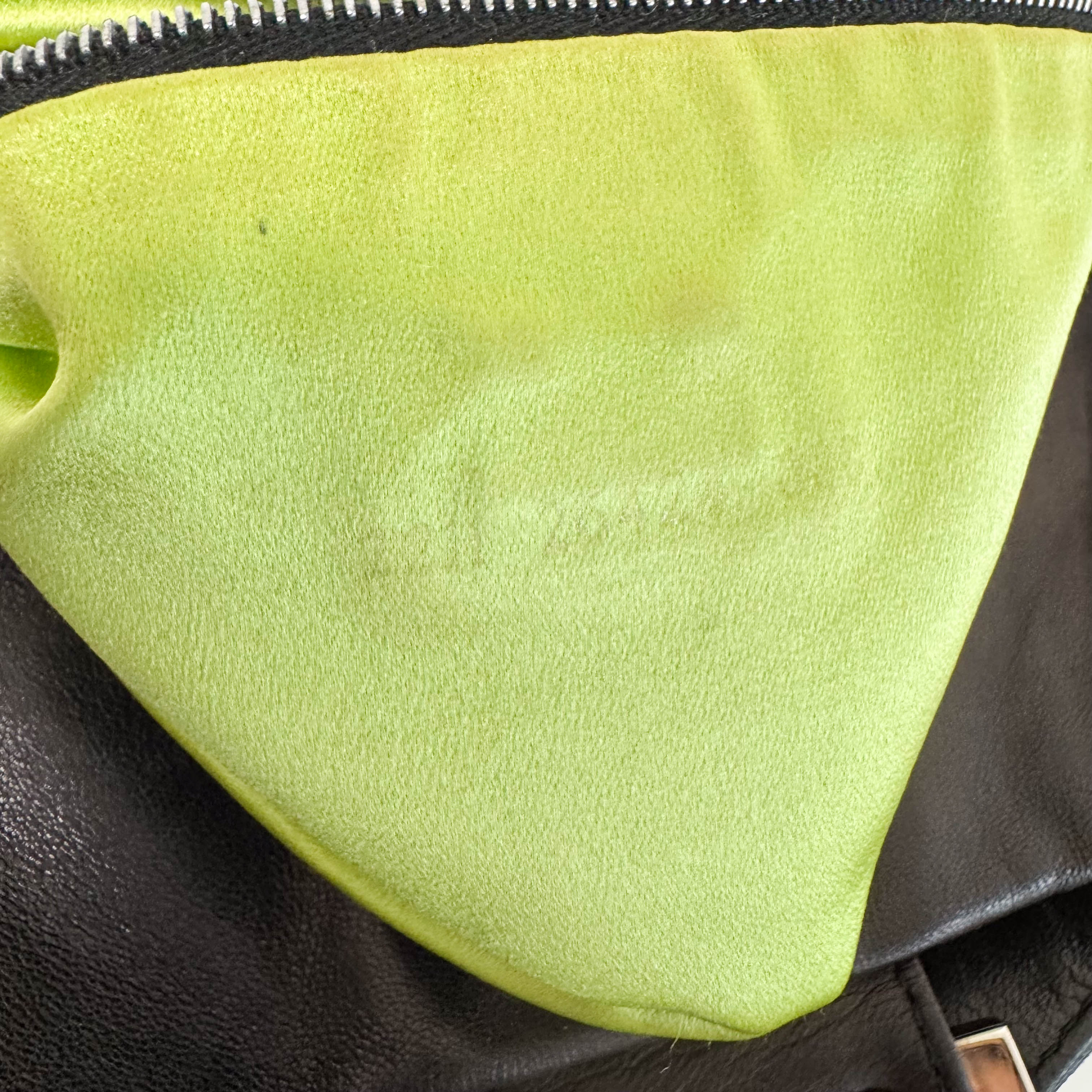 Baguette Black Nappa Leather Shoulder Bag