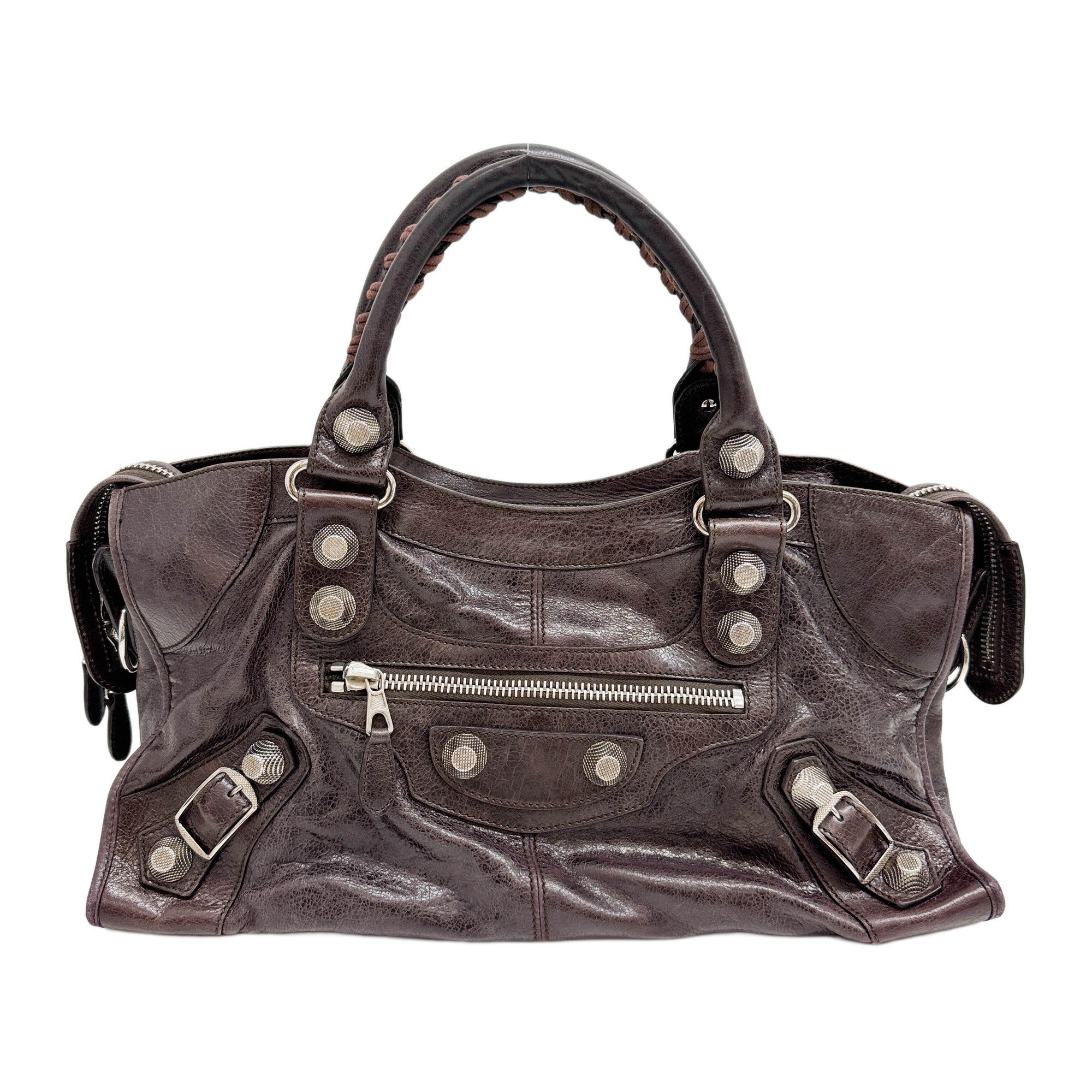Part Time Brown Leather Two Way Bag