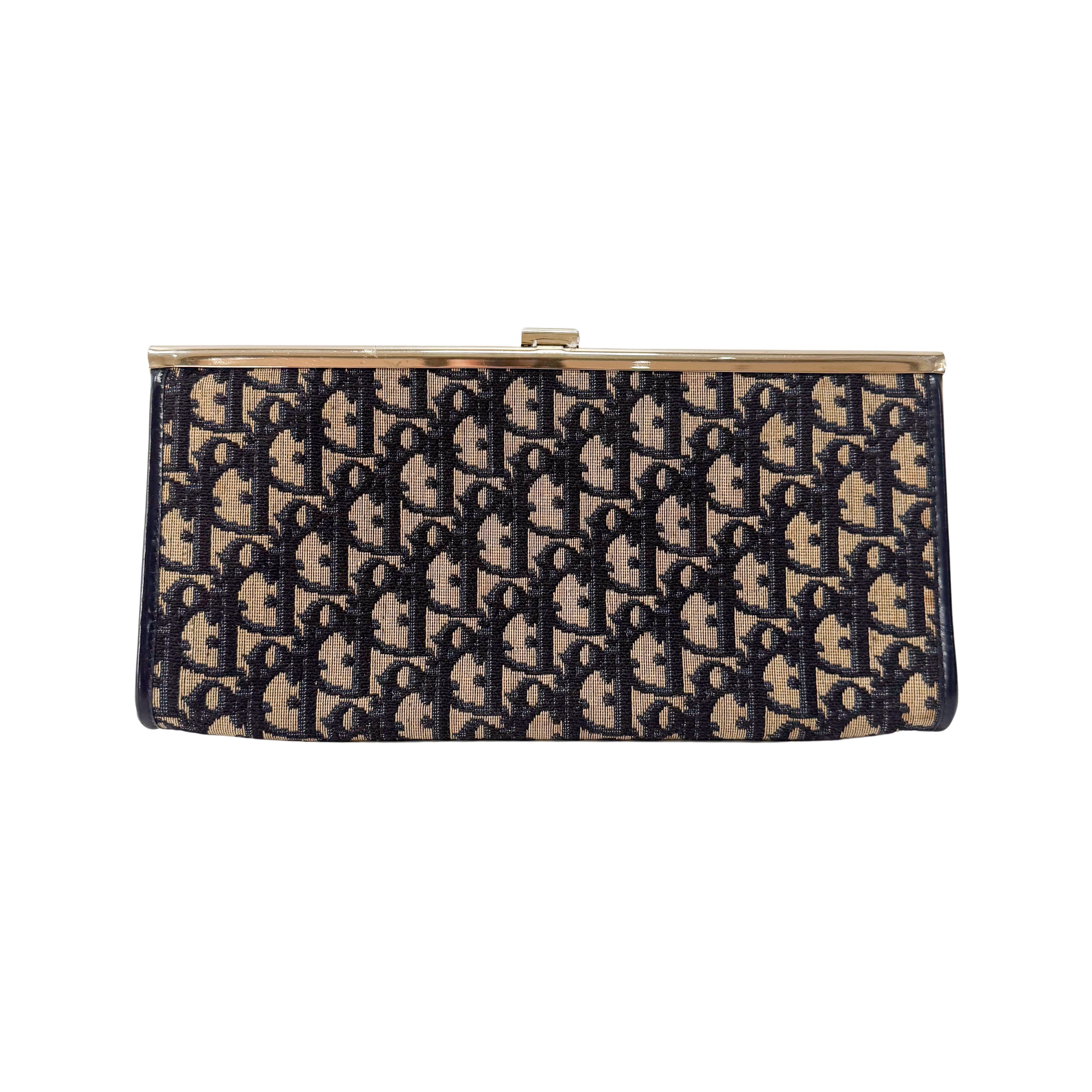 Trotter Navy Clutch Bag