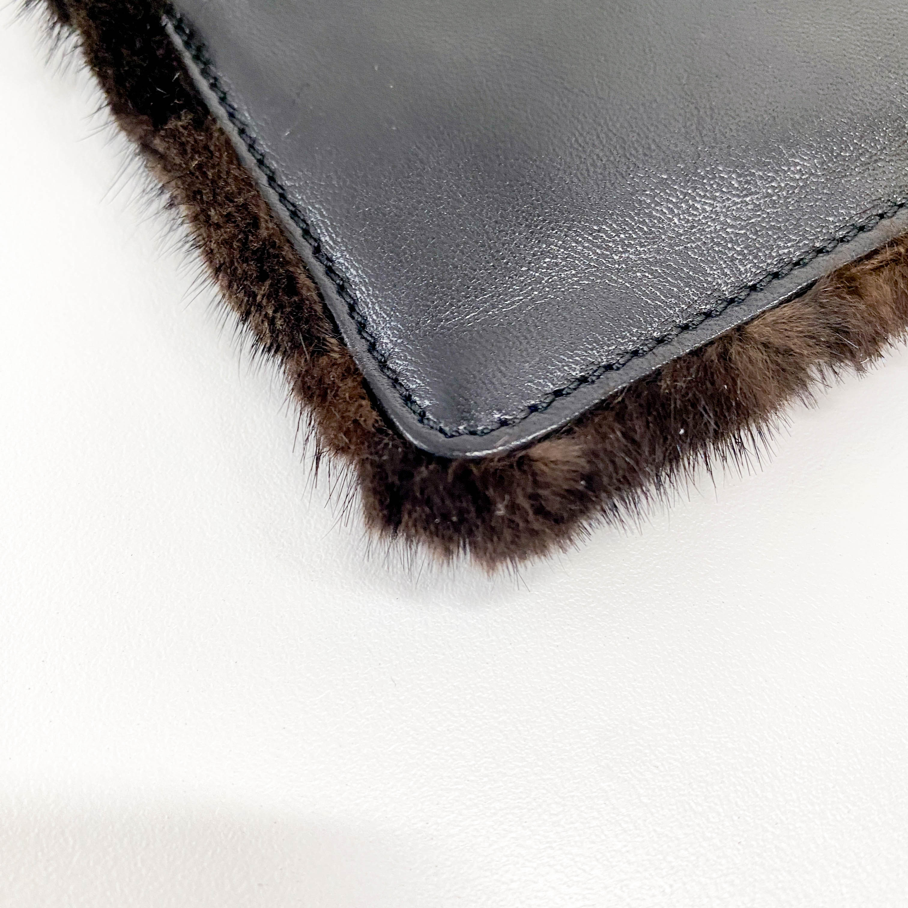 Mini Black Pony Hair Handbag