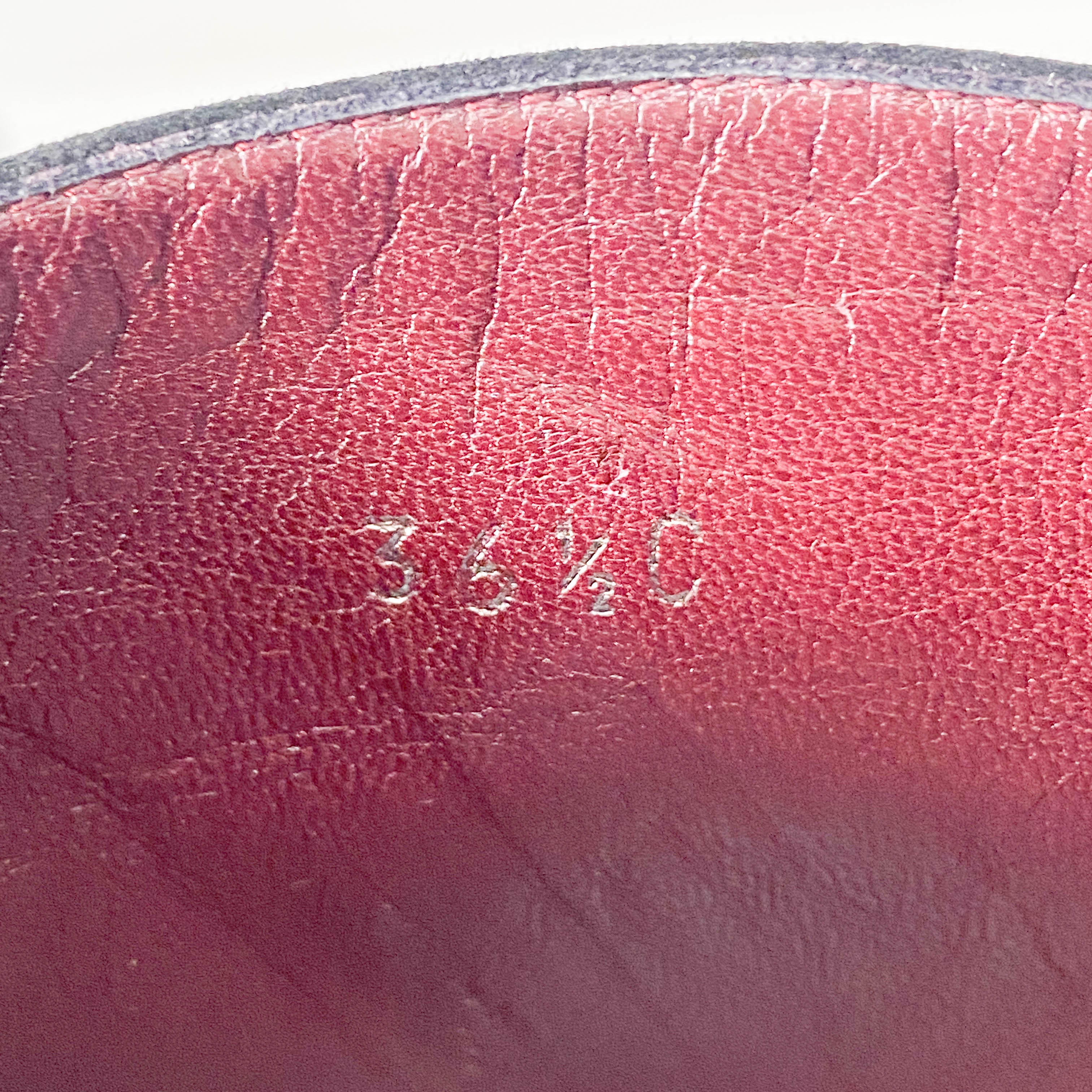 Size 36 Black Suede Heel Boots