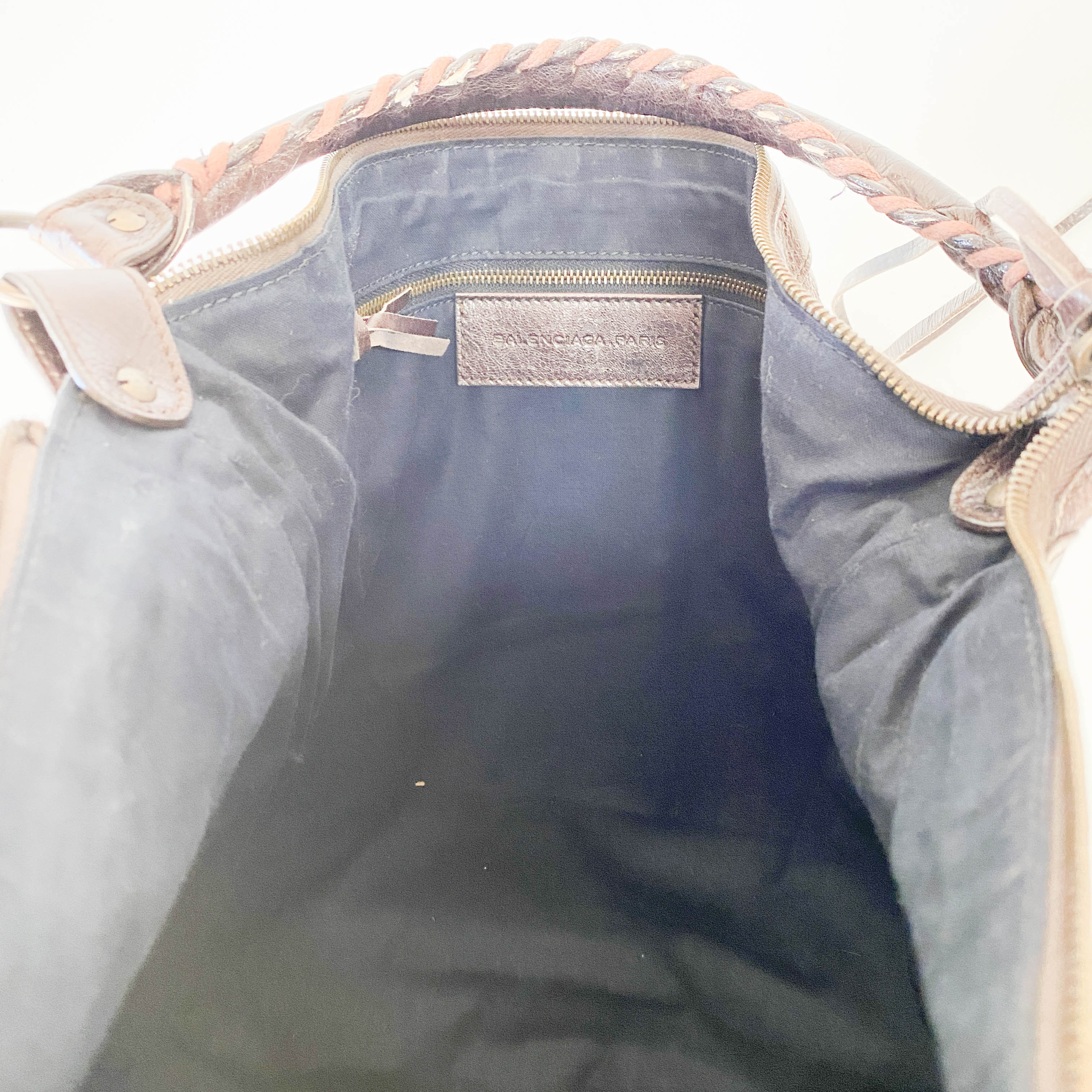 The Day Brown Calfskin Leather Shoulder Bag