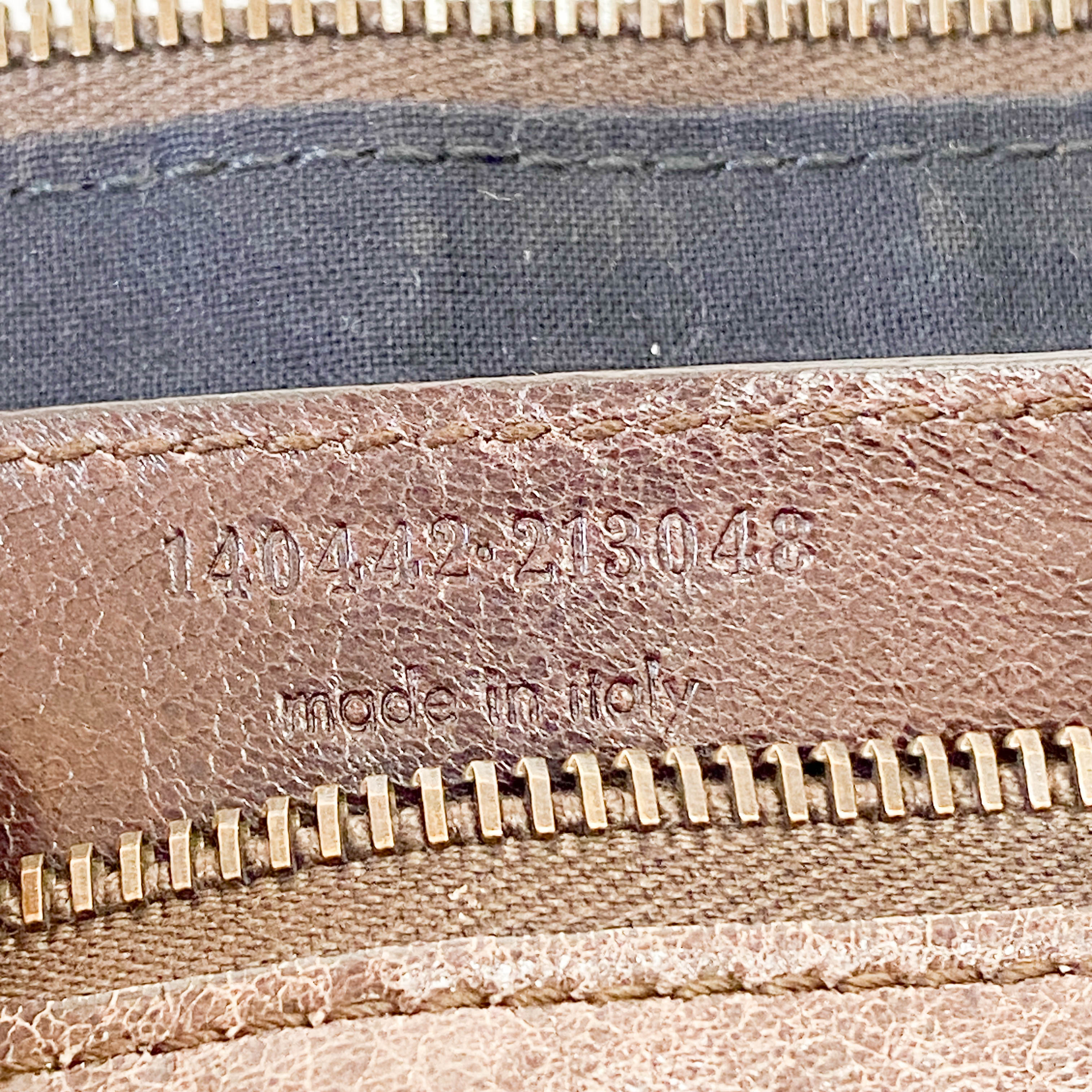 The Day Brown Calfskin Leather Shoulder Bag