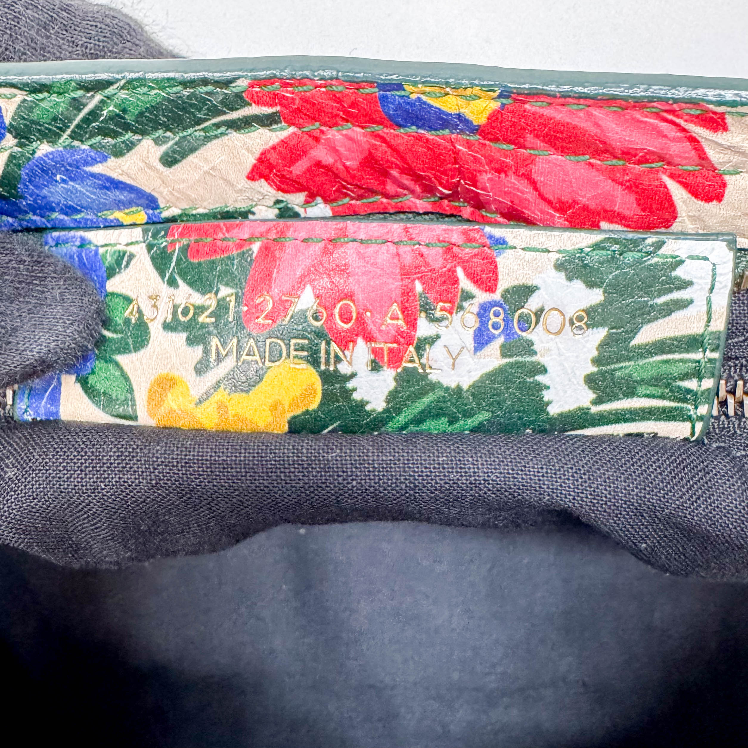 Multicolour Floral Print Motocross City Bag