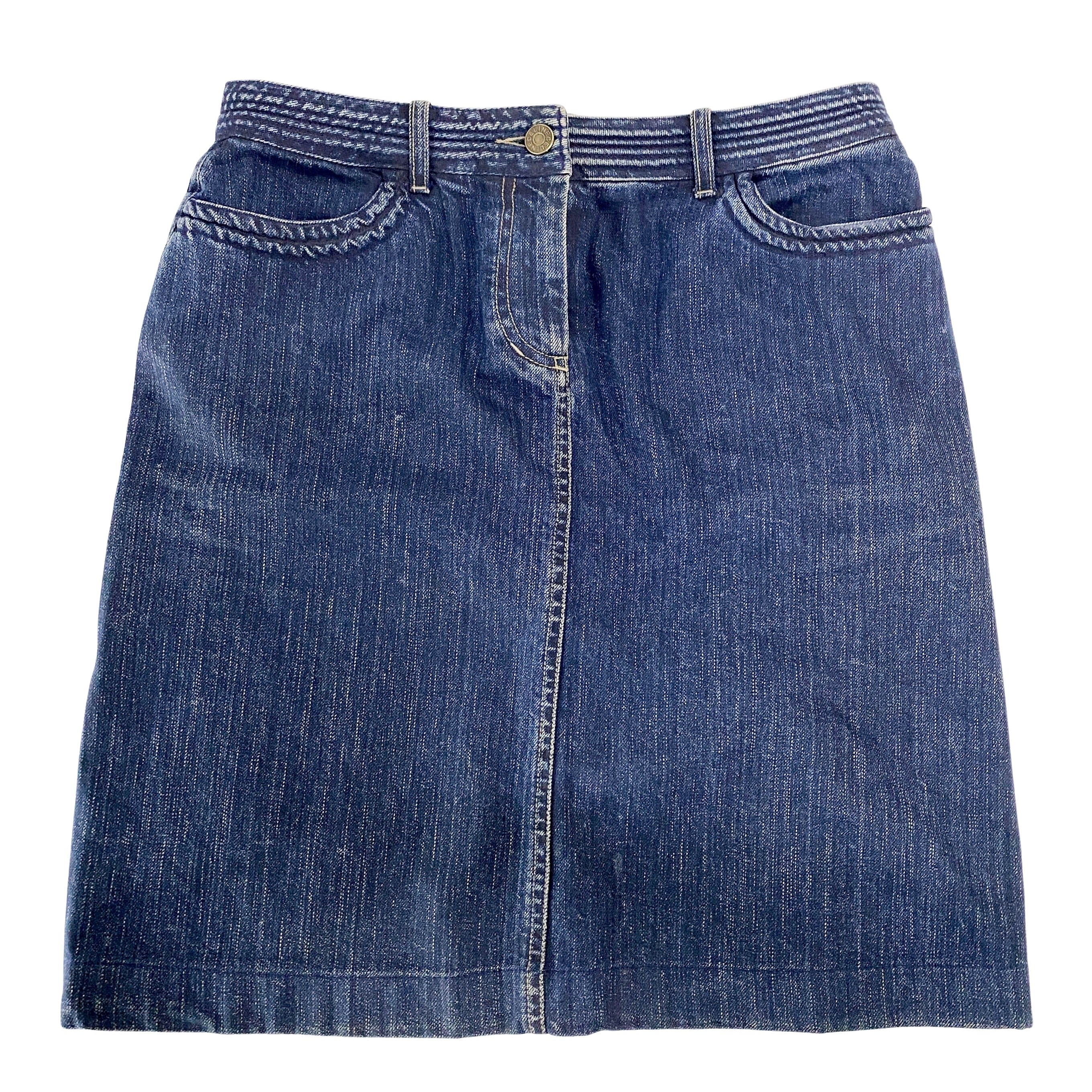 Blue Denim Skirt