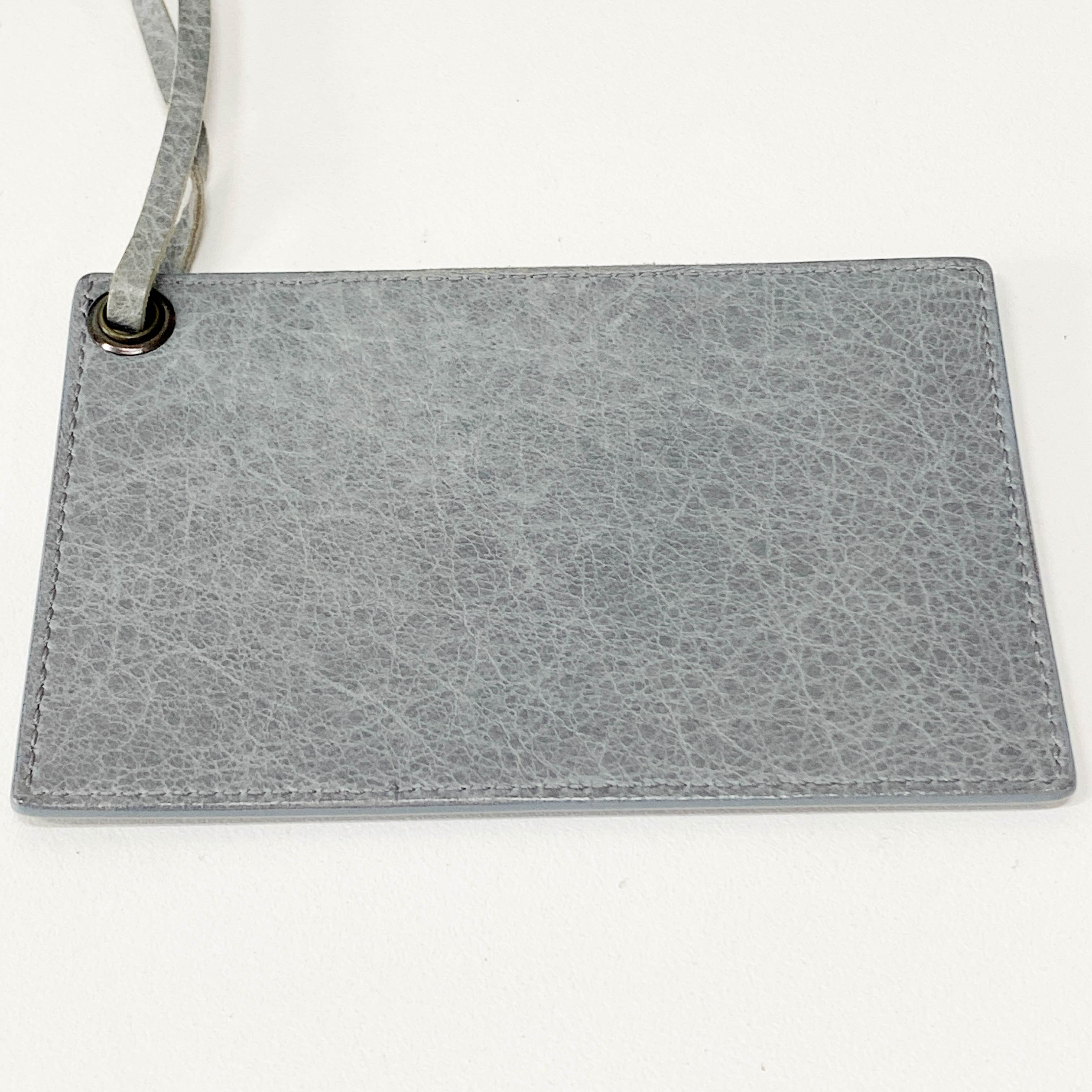 City Grey Leather Two Way Bag