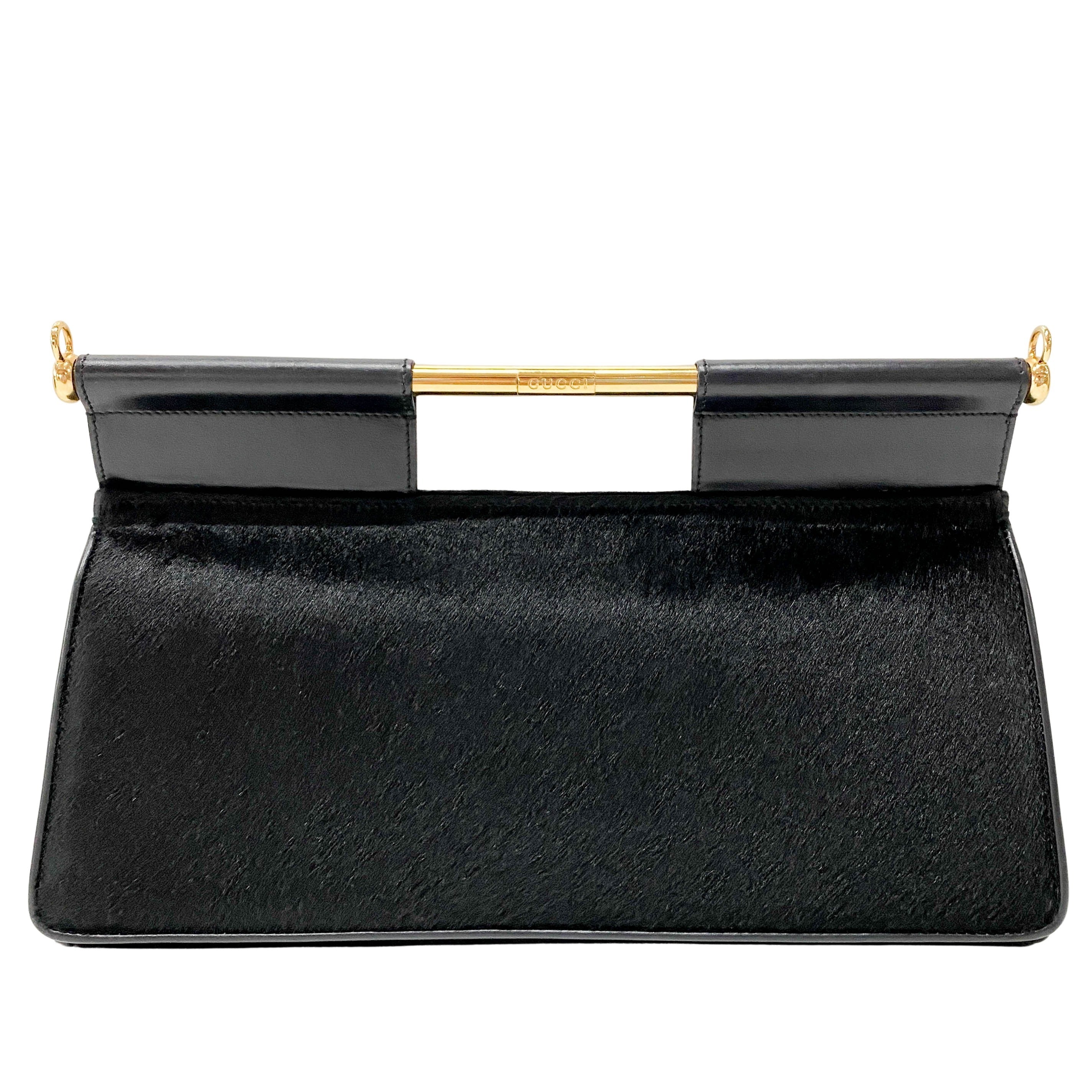 Black Pony Hair Handbag