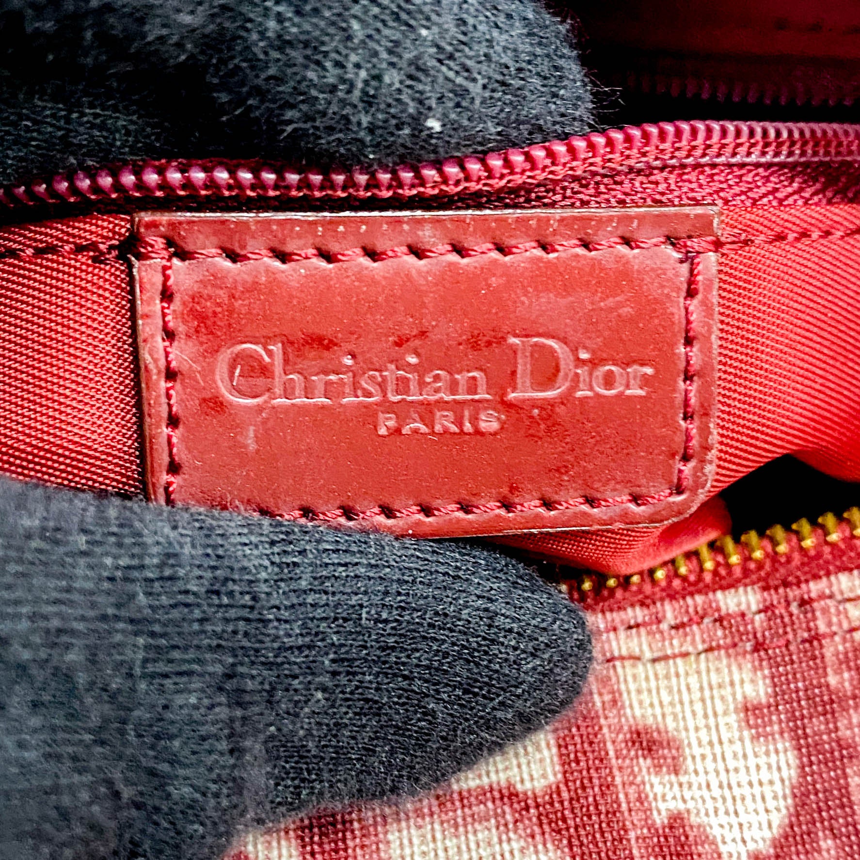 Red Trotter Pouch Bag