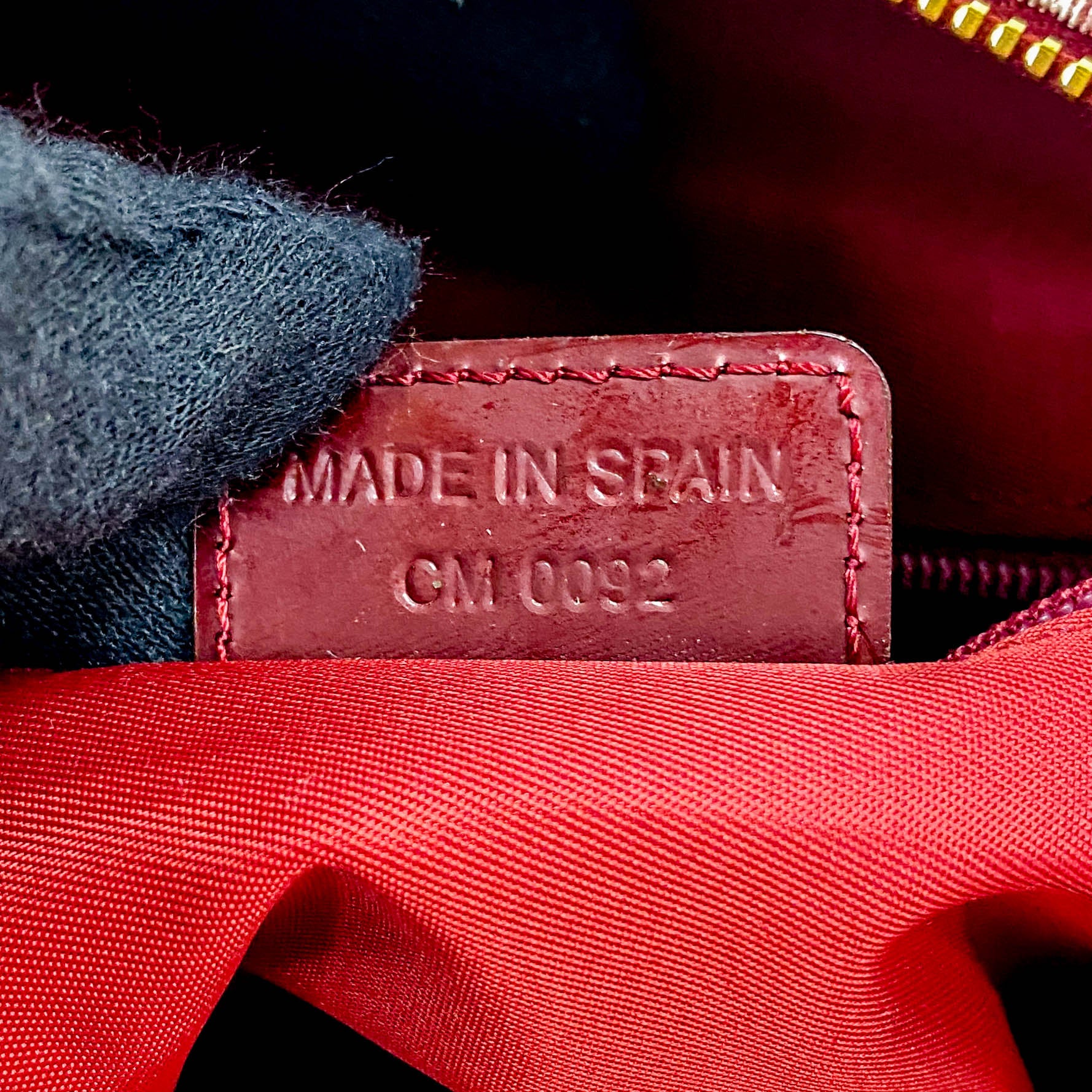 Red Trotter Pouch Bag