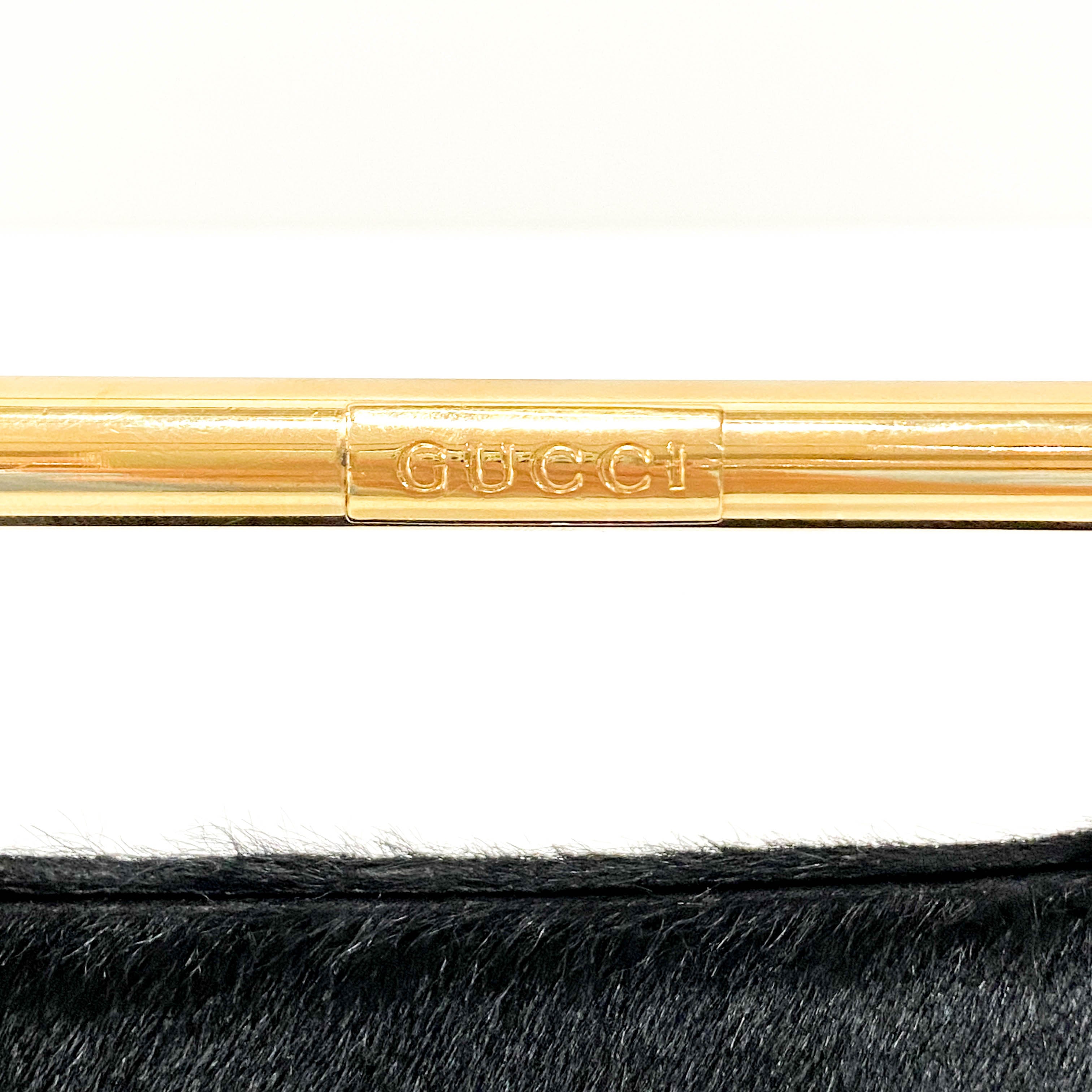 Black Pony Hair Handbag