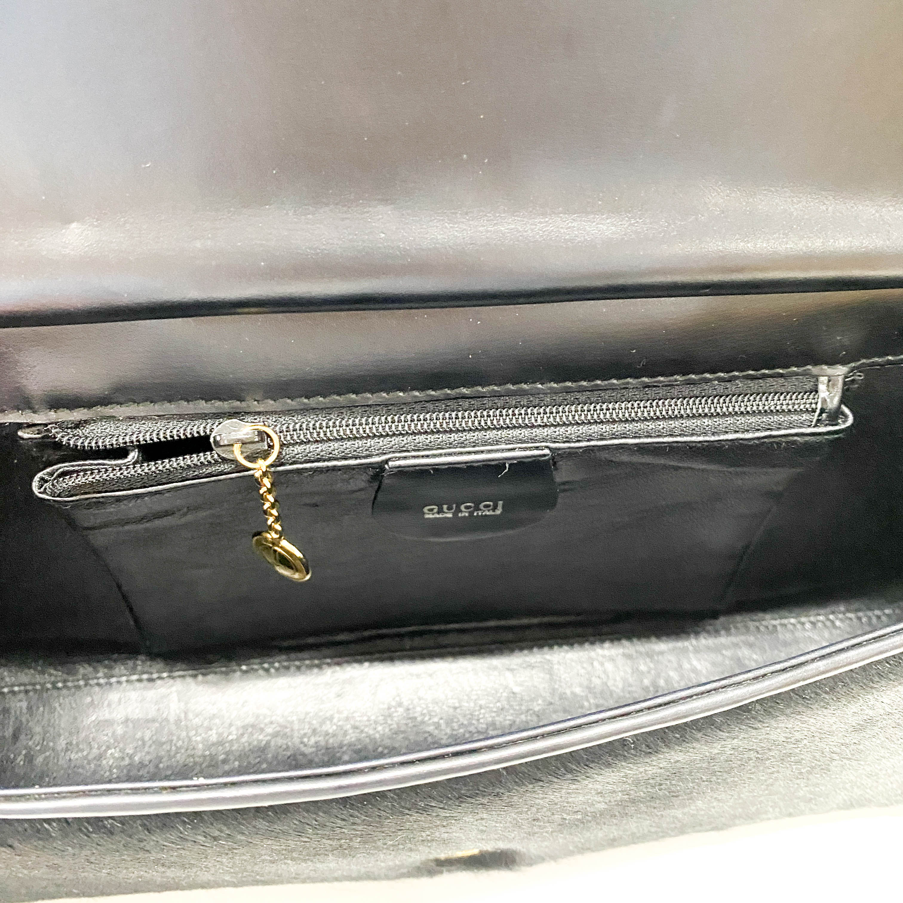 Black Pony Hair Handbag