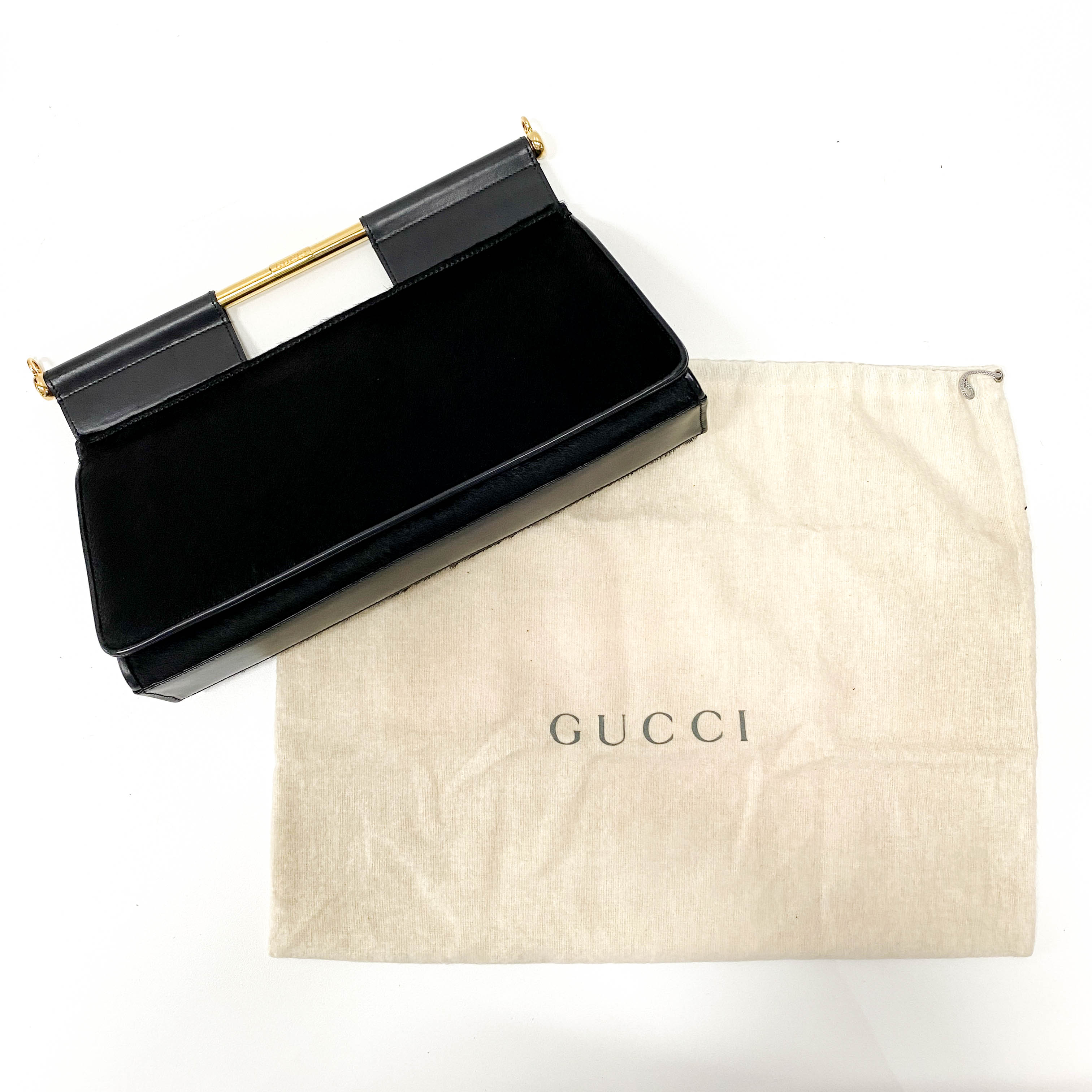 Black Pony Hair Handbag