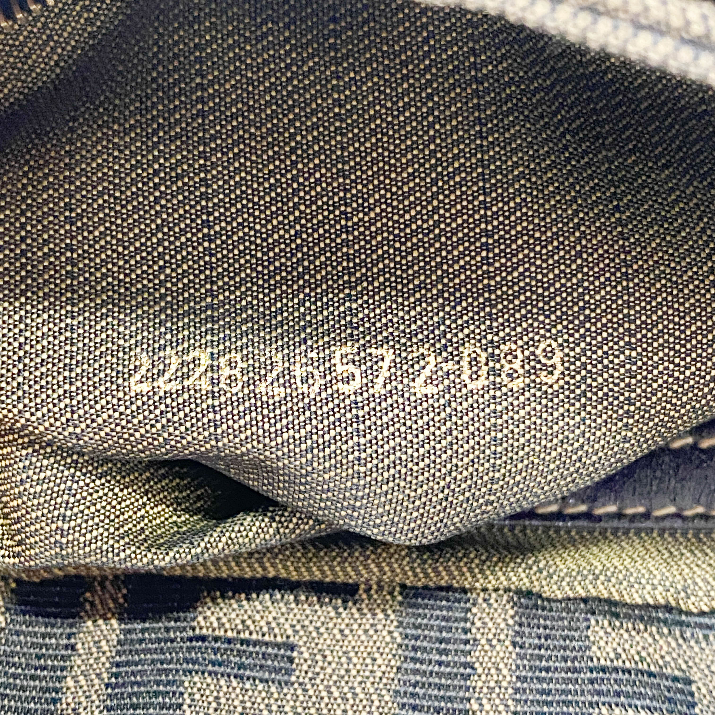 Zucca Brown Canvas Shoulder Bag